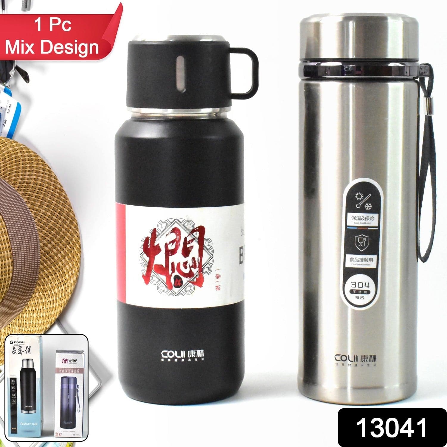Stainless Steel Vacuum Insulated Water Bottle Of 900Ml Approx thumbnail 2