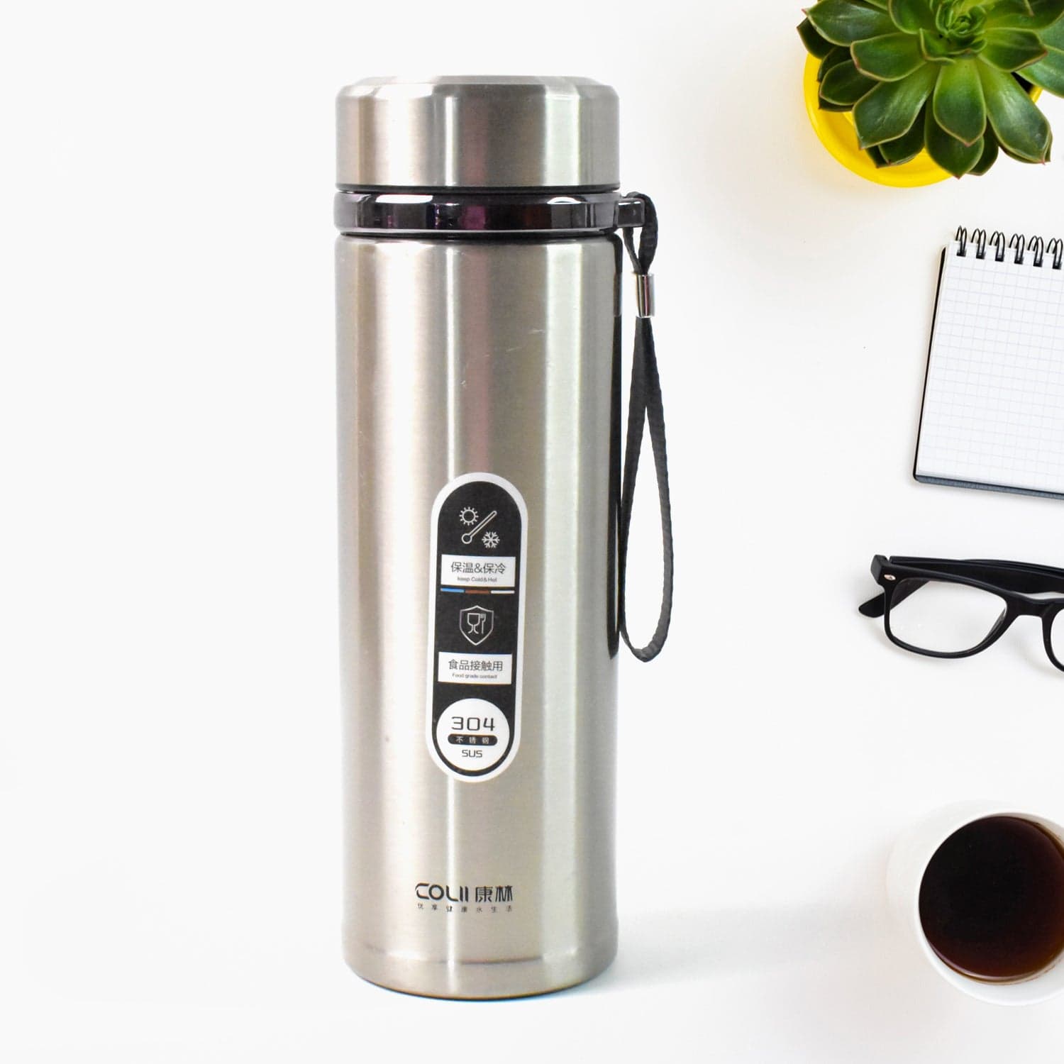 Stainless Steel Vacuum Insulated Water Bottle Of 900Ml Approx thumbnail 3