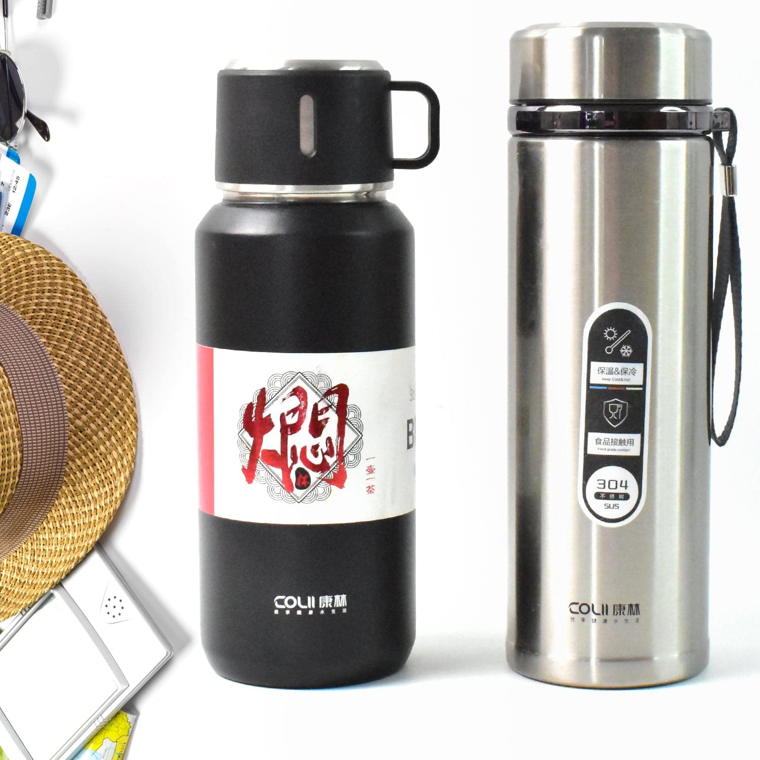 Stainless Steel Vacuum Insulated Water Bottle Of 900Ml Approx thumbnail 4