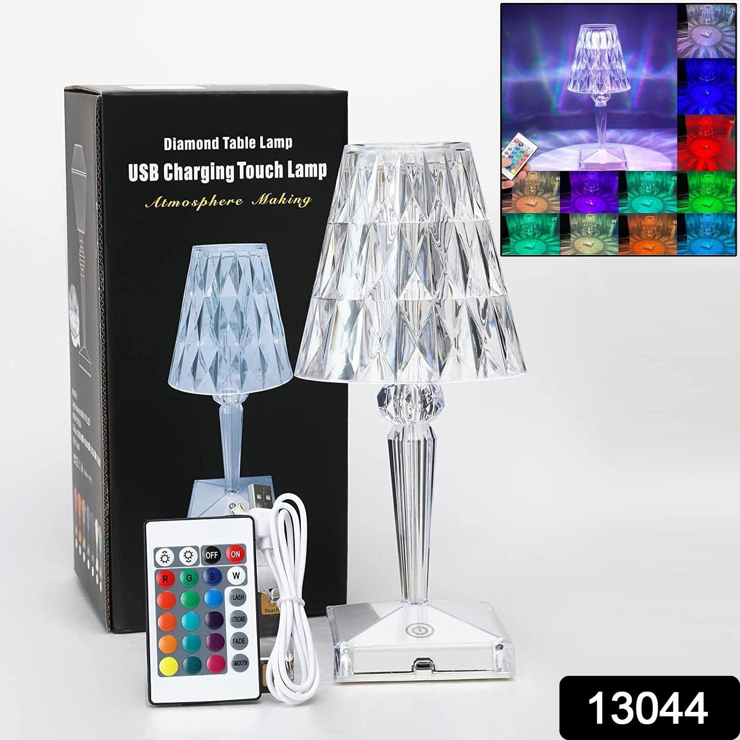 Romantic Crystal Table Lamp thumbnail 2