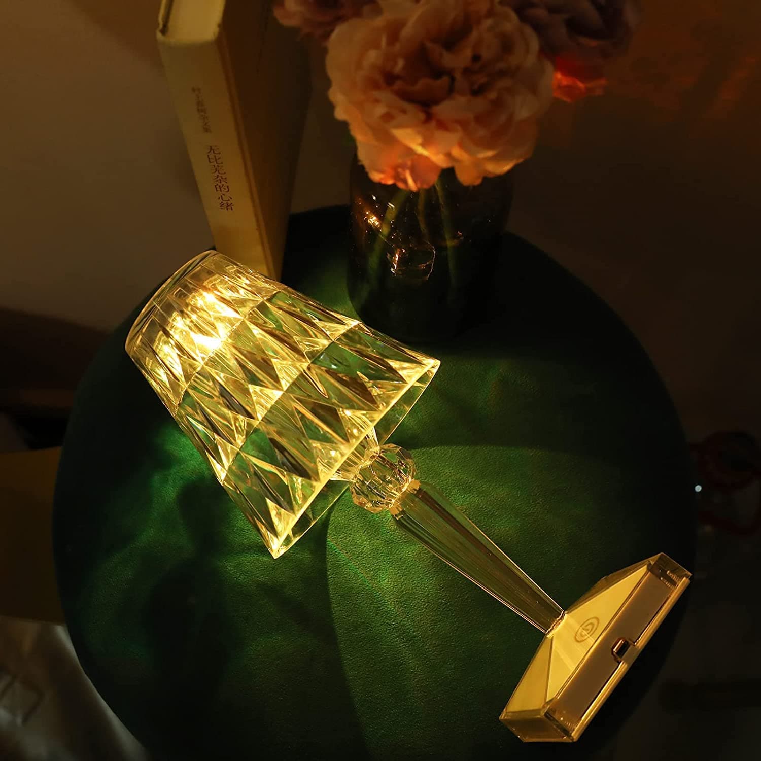 Romantic Crystal Table Lamp thumbnail 4