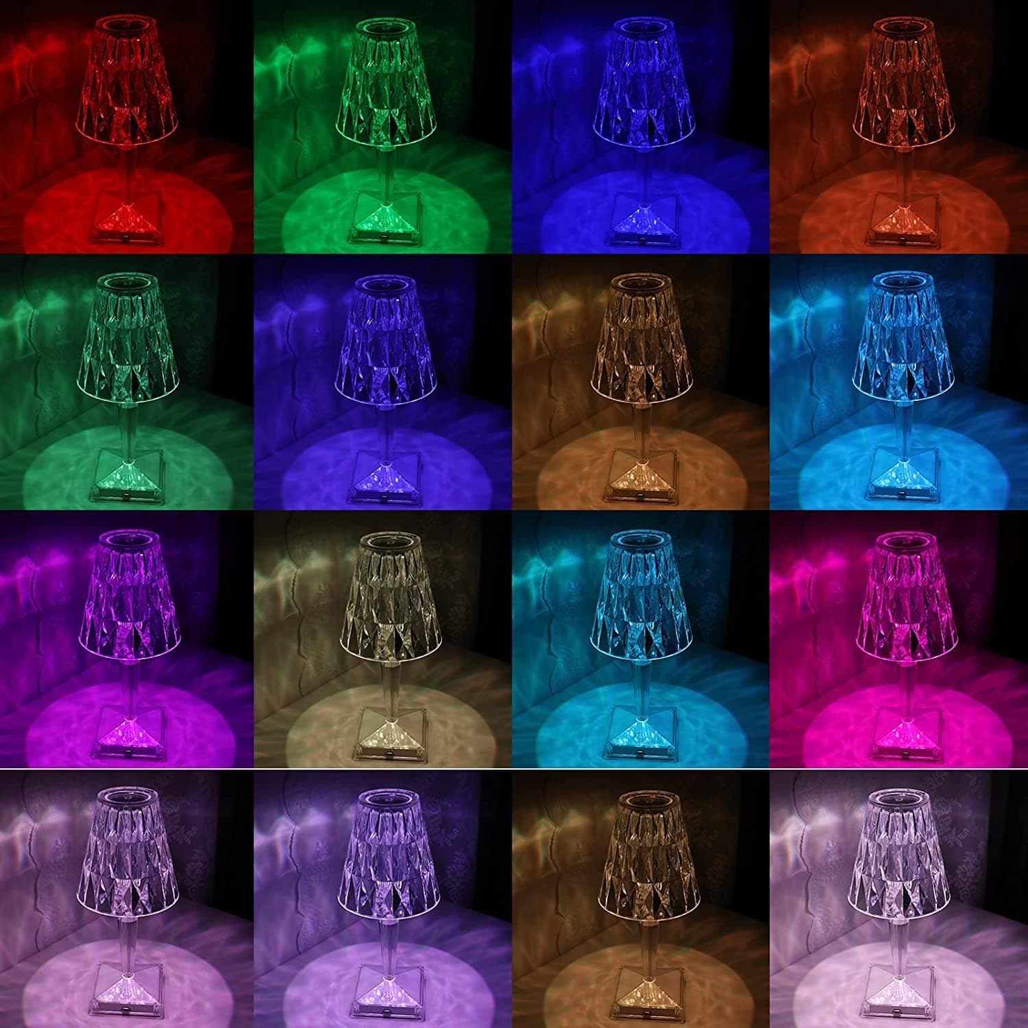 Romantic Crystal Table Lamp thumbnail 6