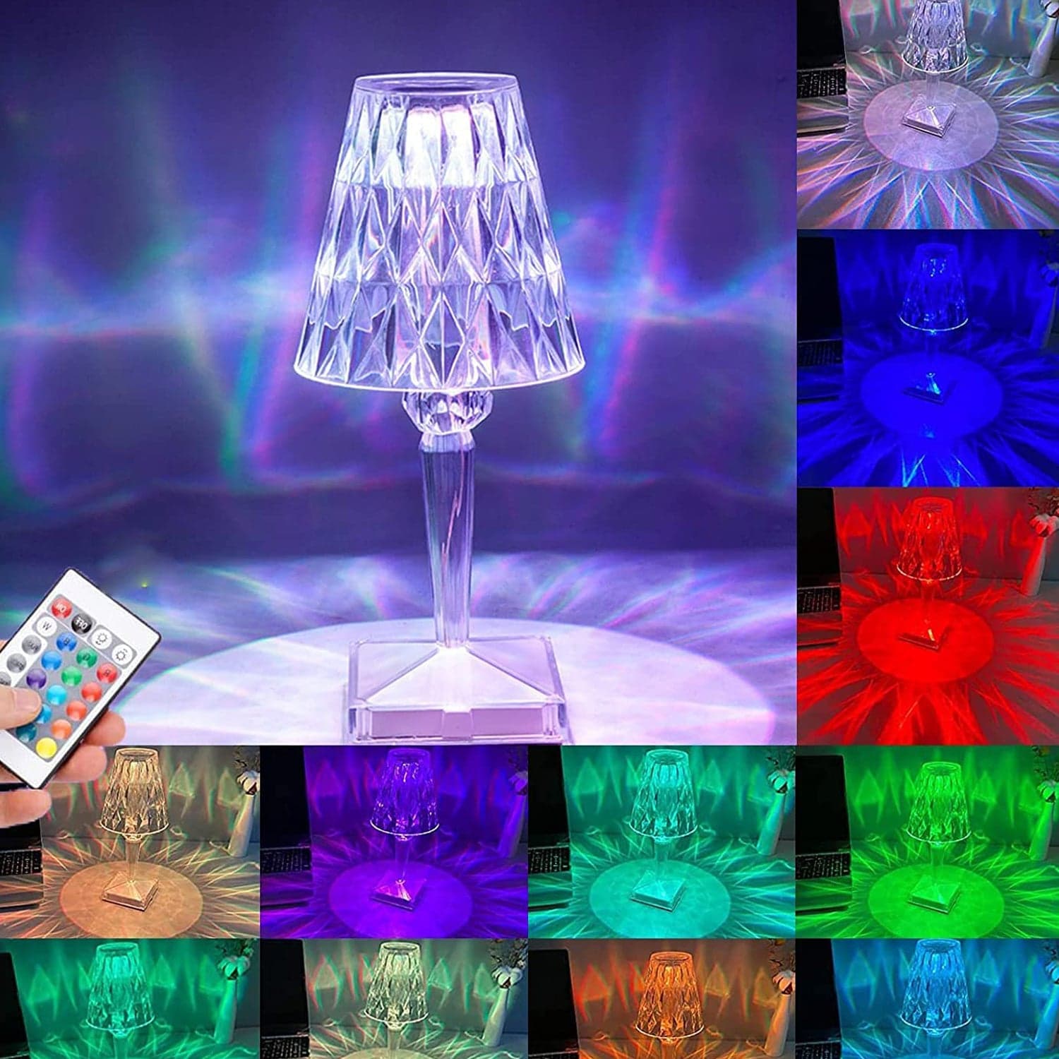 Romantic Crystal Table Lamp thumbnail 7