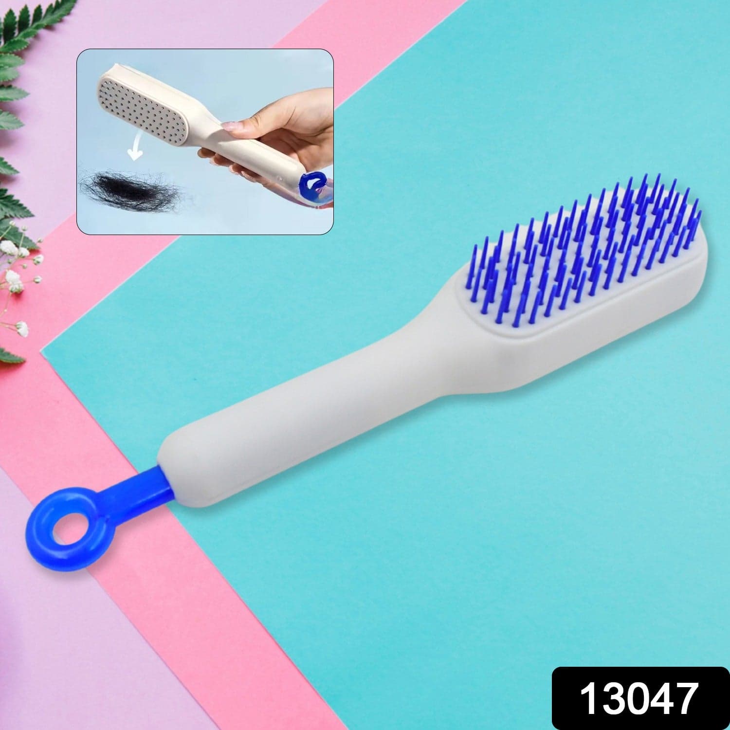 Self-Cleaning Hairbrush Of Anti-Static, Detangling, Rotating Massage Comb, Hair Accessories thumbnail 2