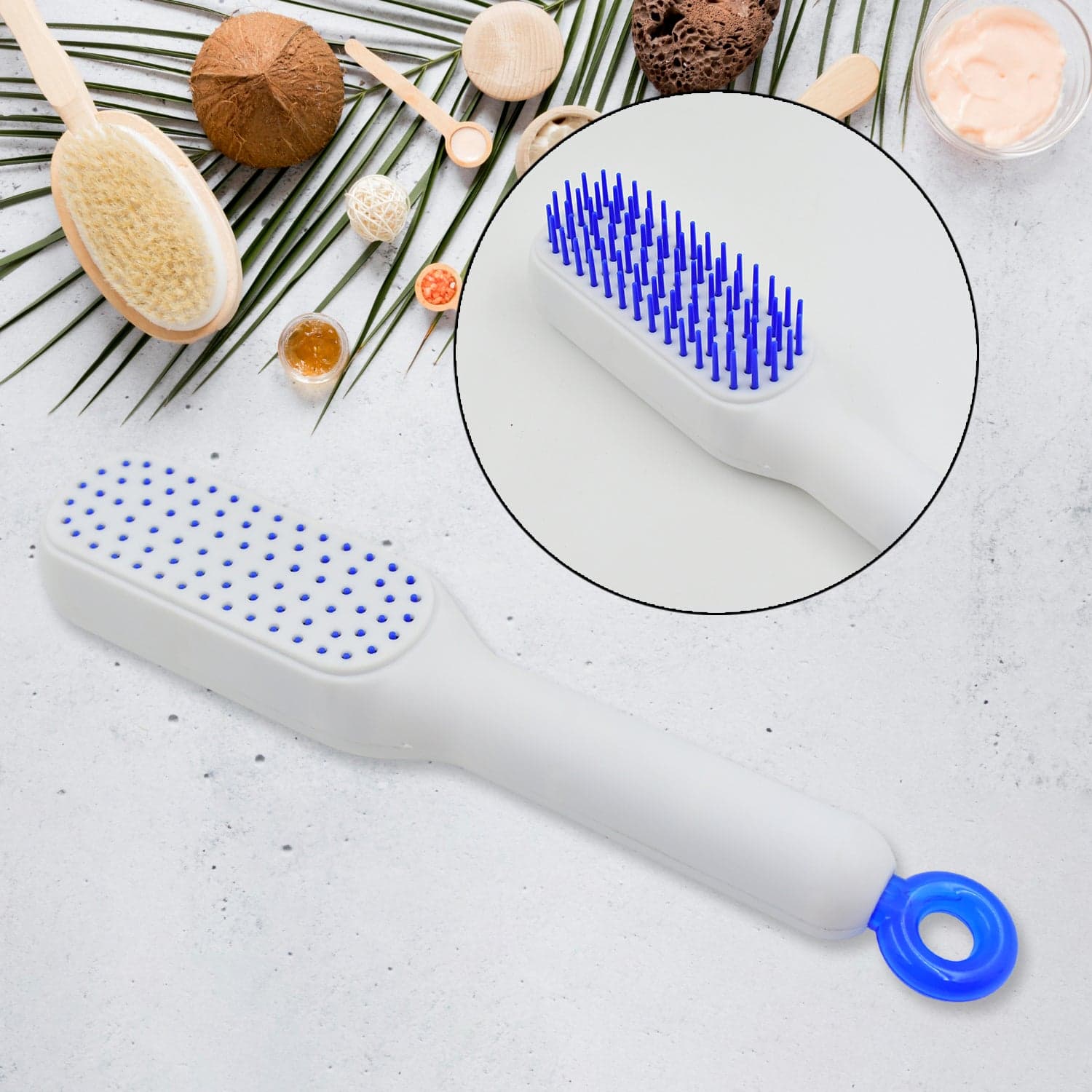 Self-Cleaning Hairbrush Of Anti-Static, Detangling, Rotating Massage Comb, Hair Accessories thumbnail 7
