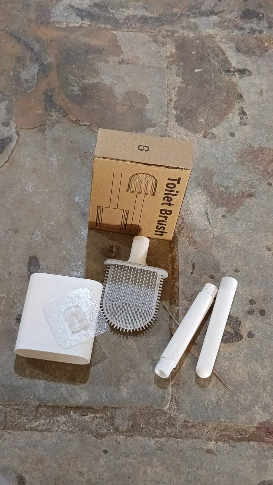 Portable Silicone Toilet Brush of Wall-Mounted, Anti-Drip Cleaner with Non-Slip Handle thumbnail 8