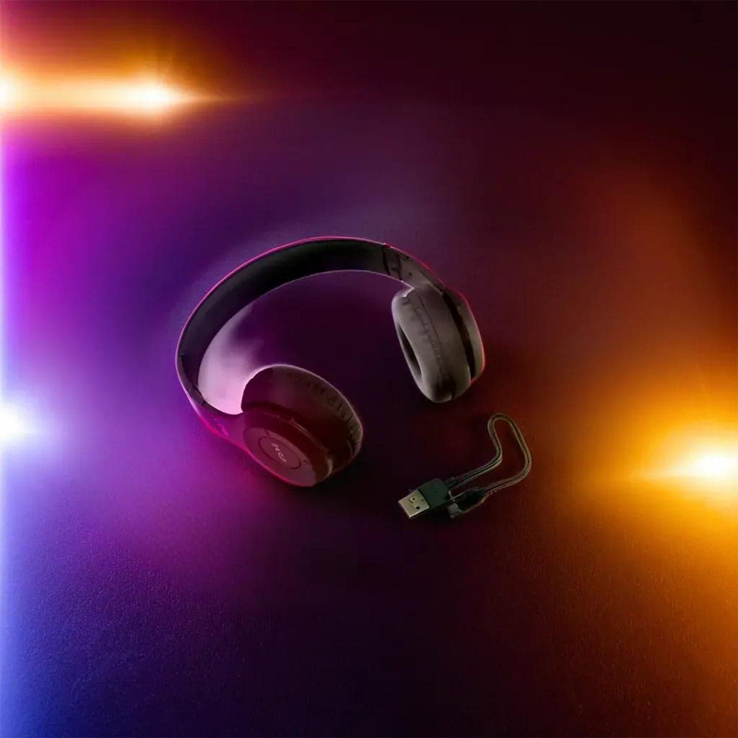 Wireless Headphone Over The Head Bluetooth Headset Foldable Headband Hands-free with Calling Function (1 Pc) thumbnail 4