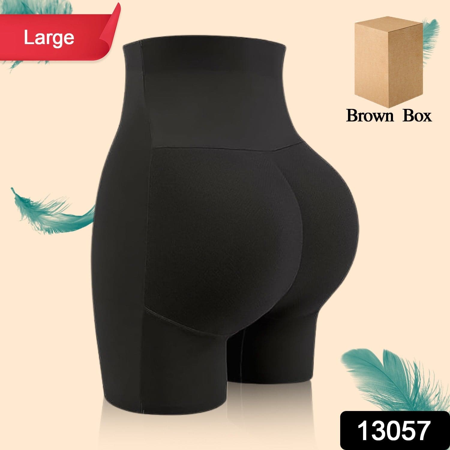 Women'S Butt Lifter Padded Underwear, Hip Pads Body Shaper Control Knickers Hip Pad (1 Pc / Large) thumbnail 2