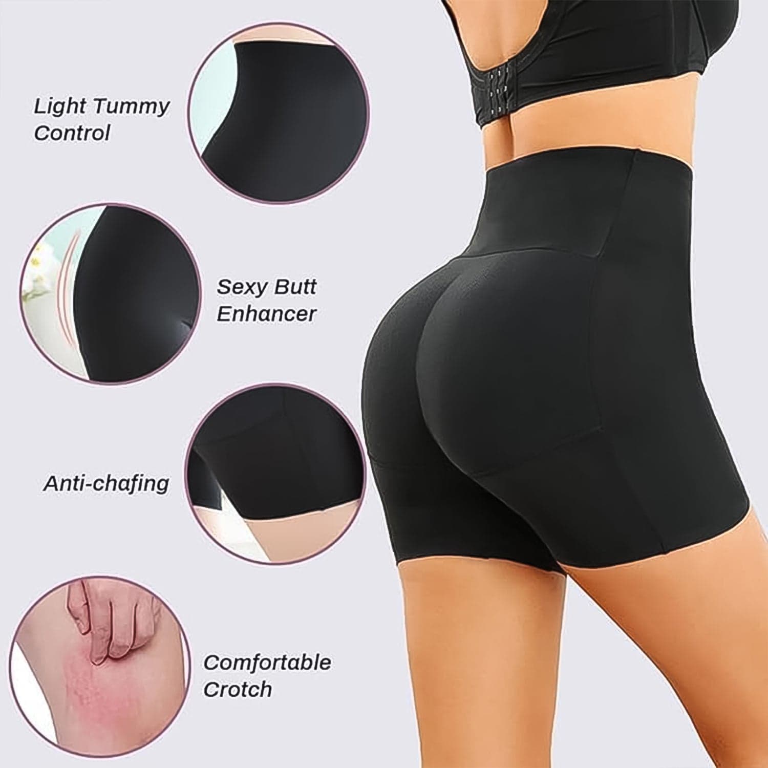 Women'S Butt Lifter Padded Underwear, Hip Pads Body Shaper Control Knickers Hip Pad (1 Pc / Large) thumbnail 3