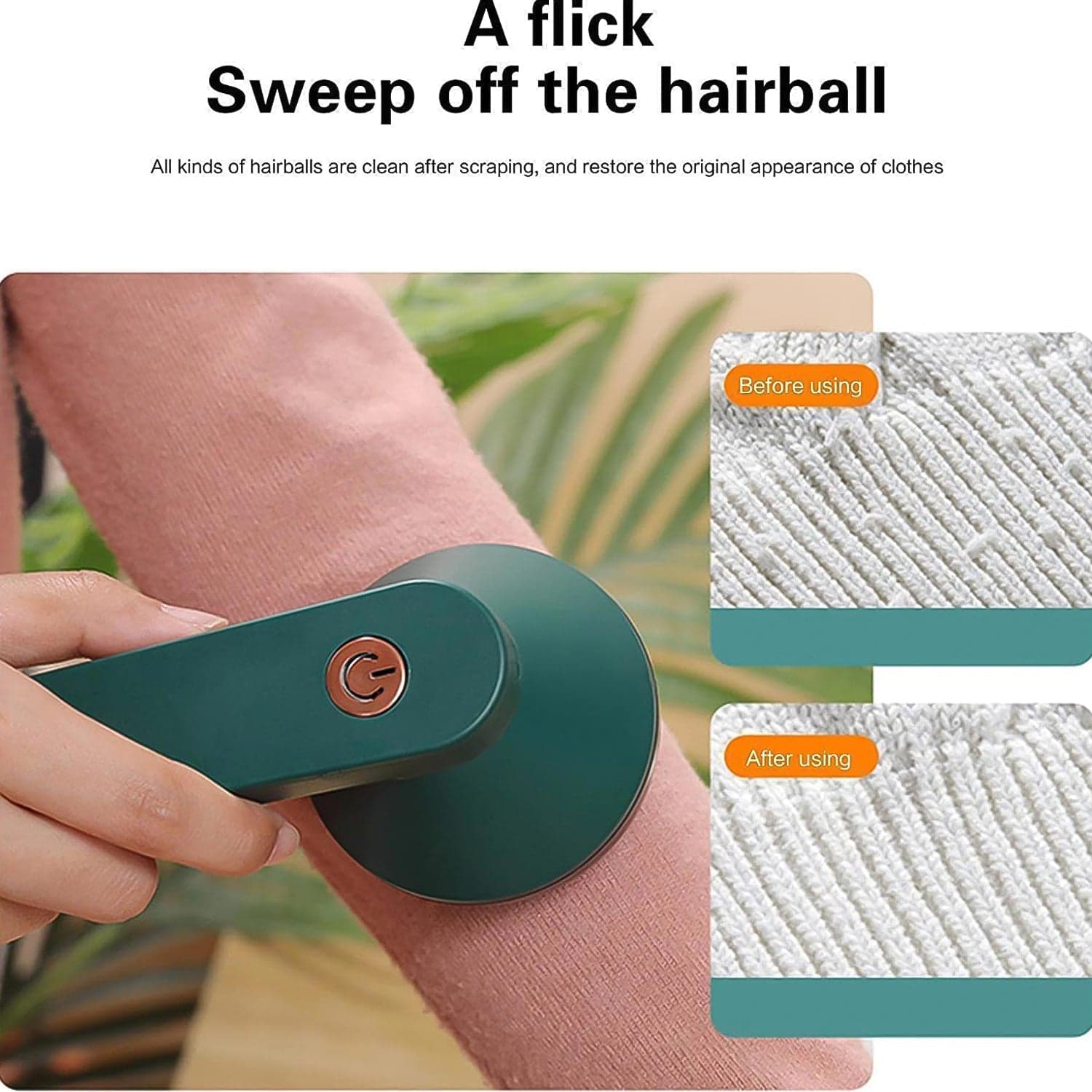 Portable Lint Remover with USB Cable (1 Pc) thumbnail 4