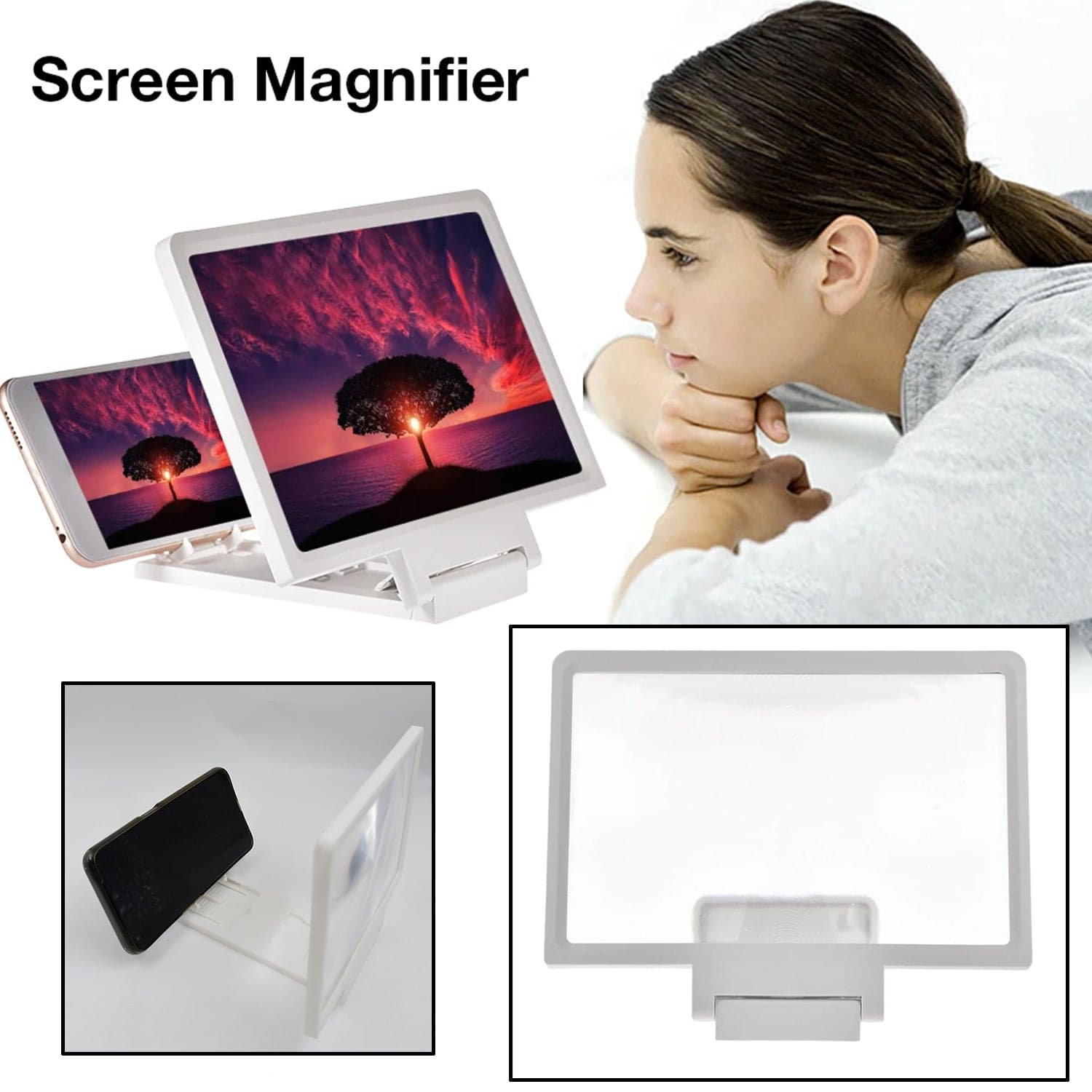 3D Phone Screen Magnifier Video Screen Amplifier thumbnail 4