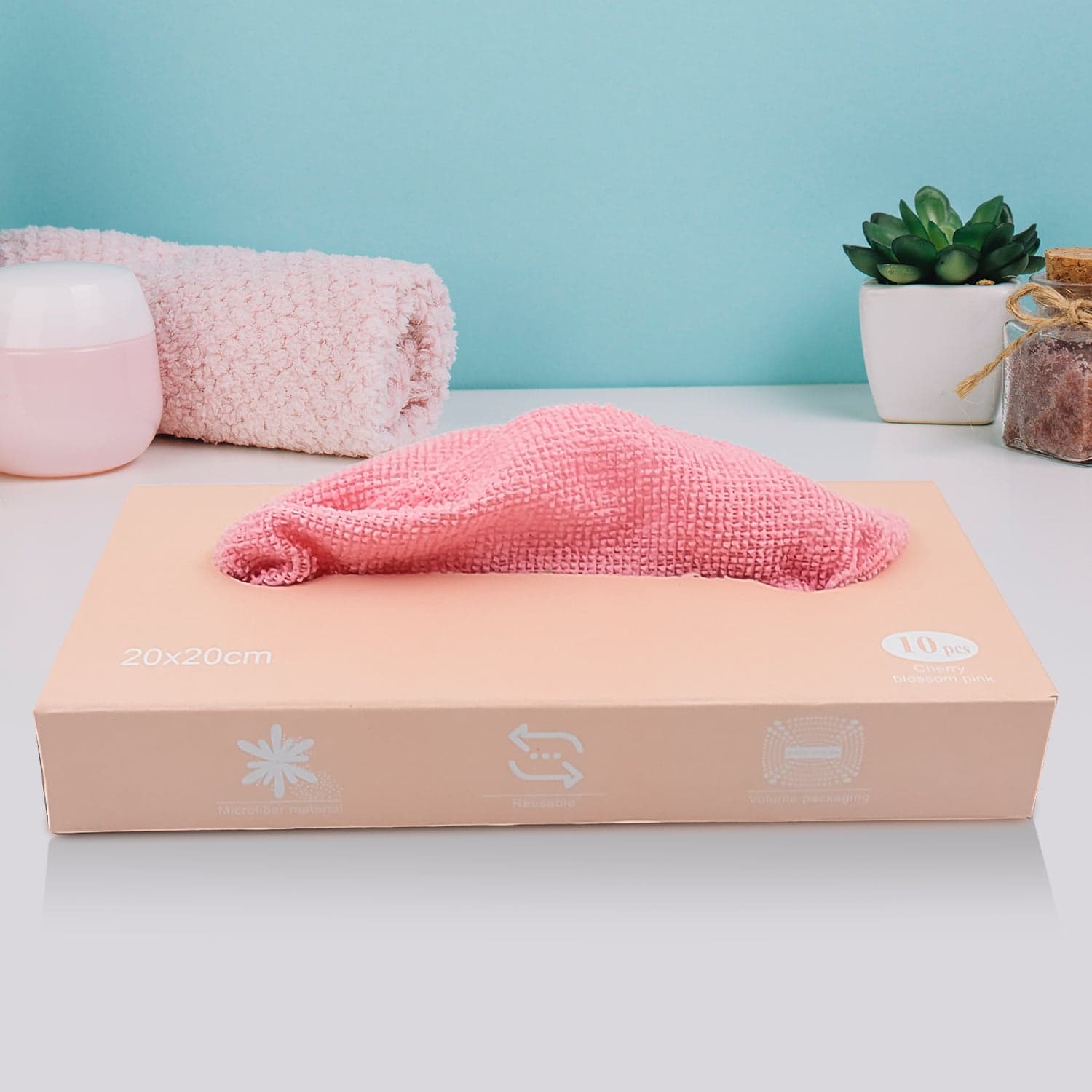 Microfiber Cleaning Cloth with Box (10 Pcs Set) thumbnail 3