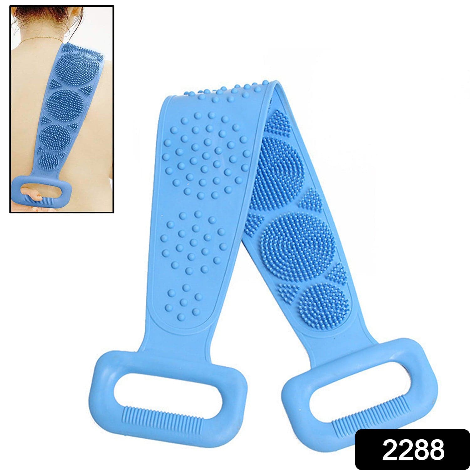 Silicone Body Scrubber Silicone Bath Body Brush (1 Pc / 24 Inch) thumbnail 2