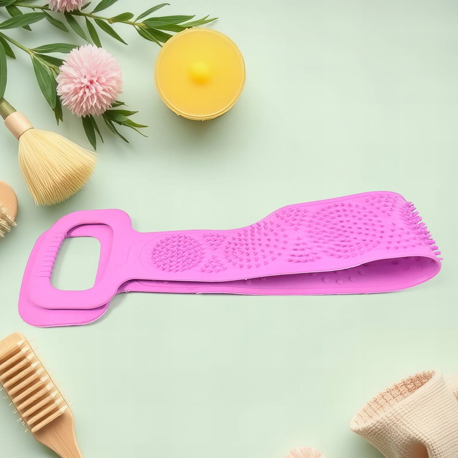 Silicone Body Scrubber Silicone Bath Body Brush (1 Pc / 24 Inch) thumbnail 9