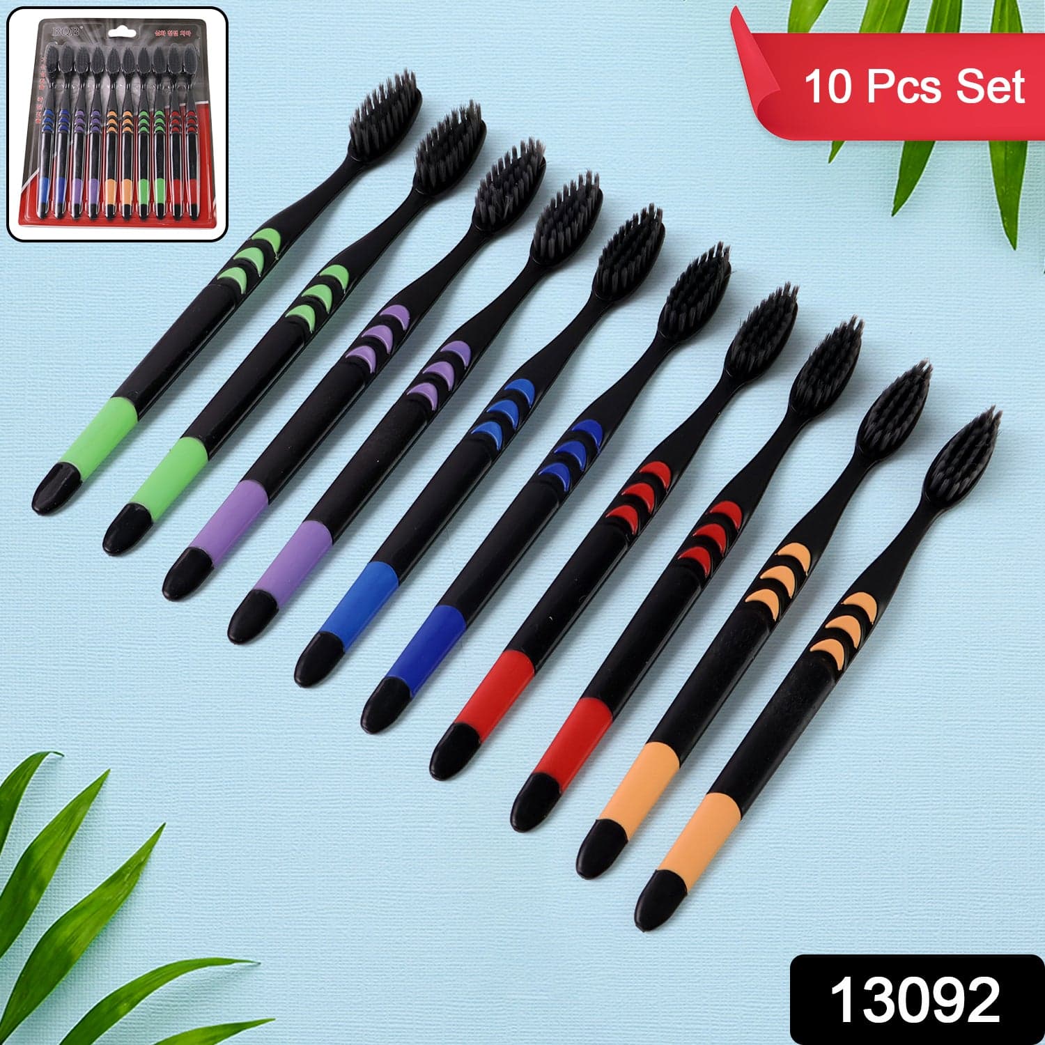 Soft Toothbrush With Plastic Round Box For Men And Women thumbnail 2