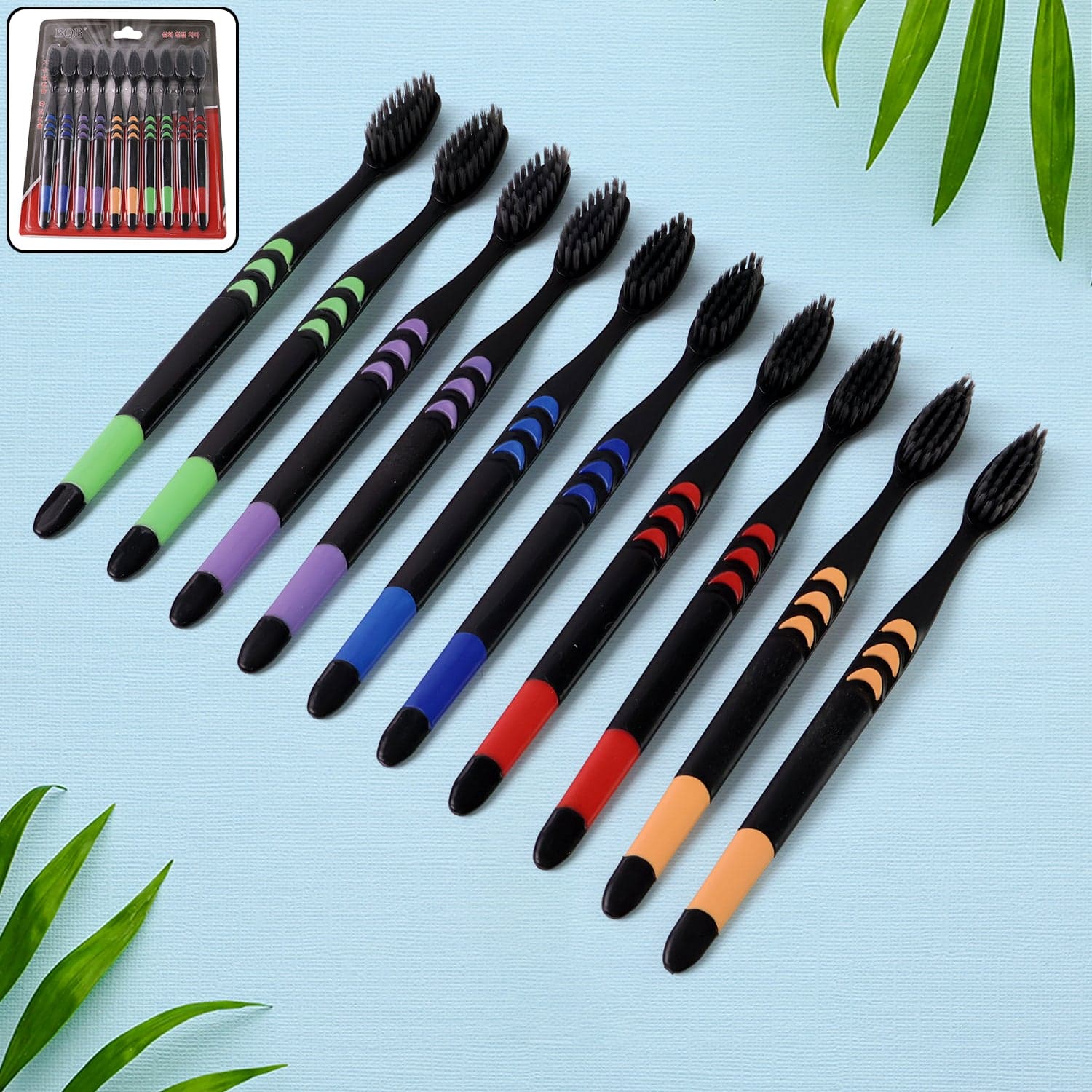 Soft Toothbrush With Plastic Round Box For Men And Women thumbnail 3