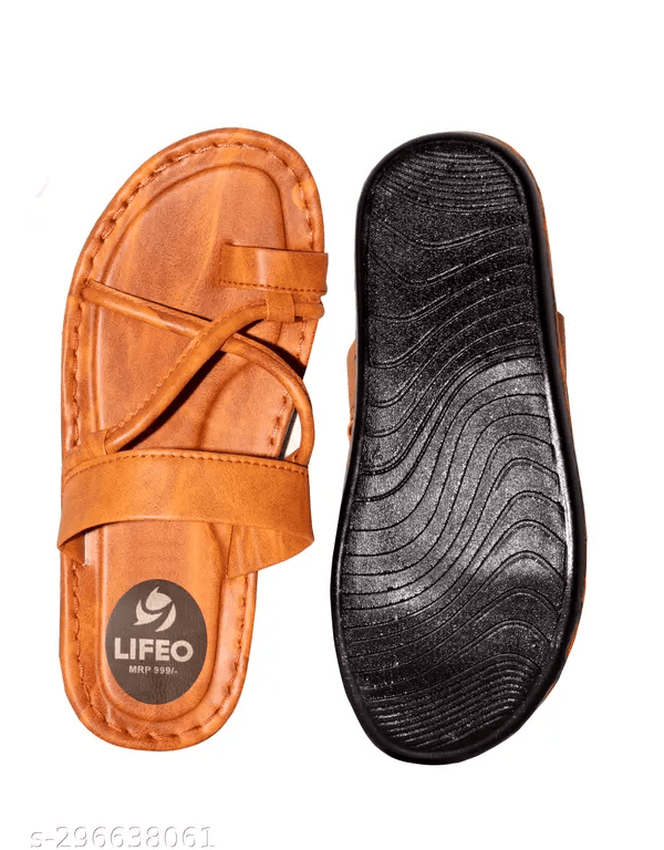 LifeO--Men's Synthetic Leather Formal Sandal thumbnail 3