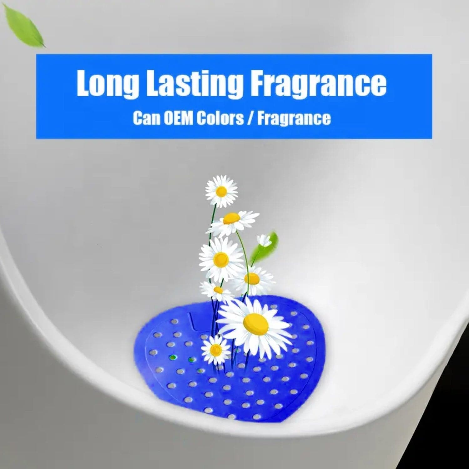 Urinal Screen Deodorizer, Scented Urinal Screen Lasting Fragrance Silicone Clean Descaling ( 1 Pc ) thumbnail 5