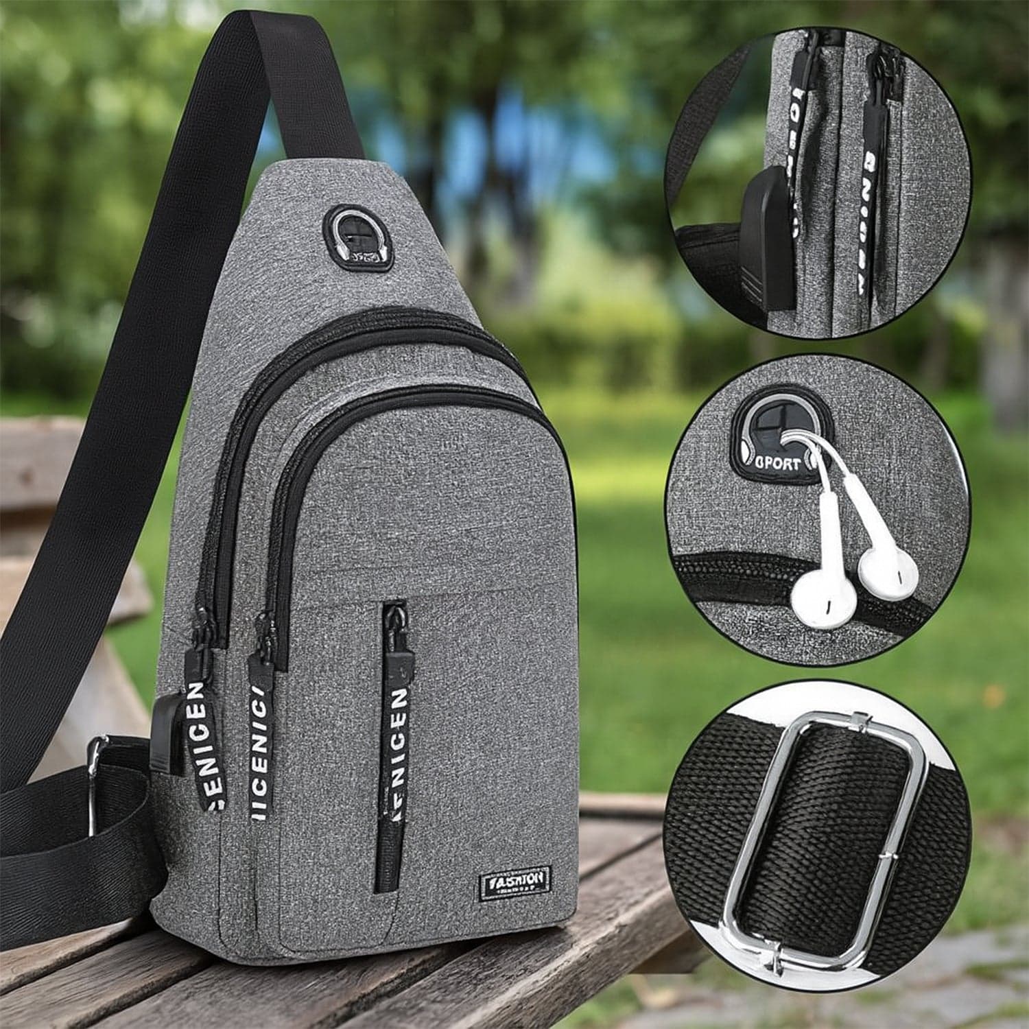 Waterproof Anti Theft Cross-Body Fanny Pack Waist Bag thumbnail 6