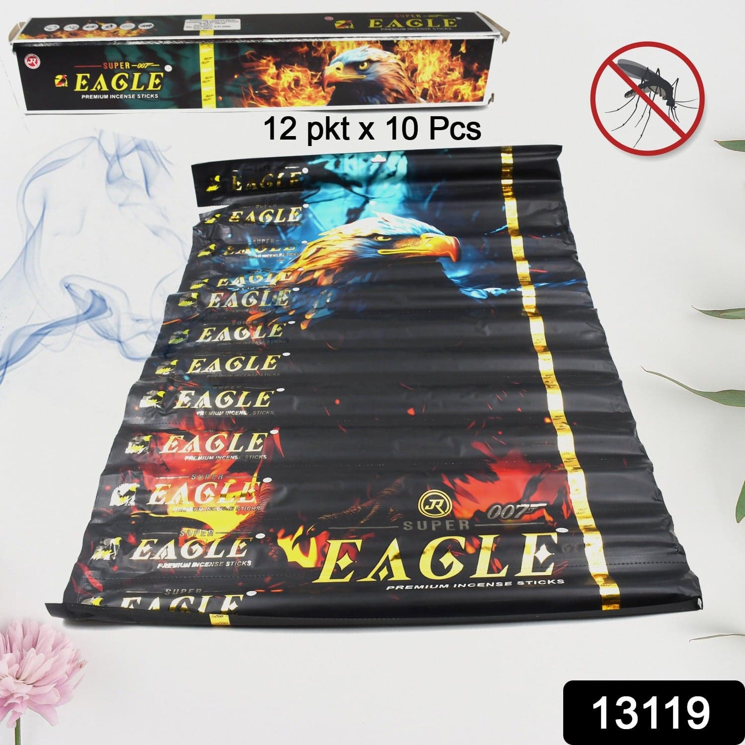 Mosquito Agarbatti Stick, Mosquito Agarbatti 1 Box (12 Packet / 120 Sticks) (Incense Stick) thumbnail 2