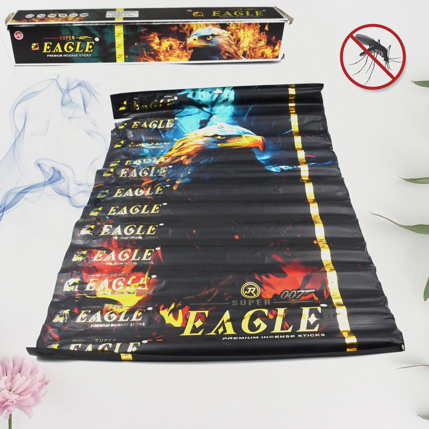 Mosquito Agarbatti Stick, Mosquito Agarbatti 1 Box (12 Packet / 120 Sticks) (Incense Stick) thumbnail 3