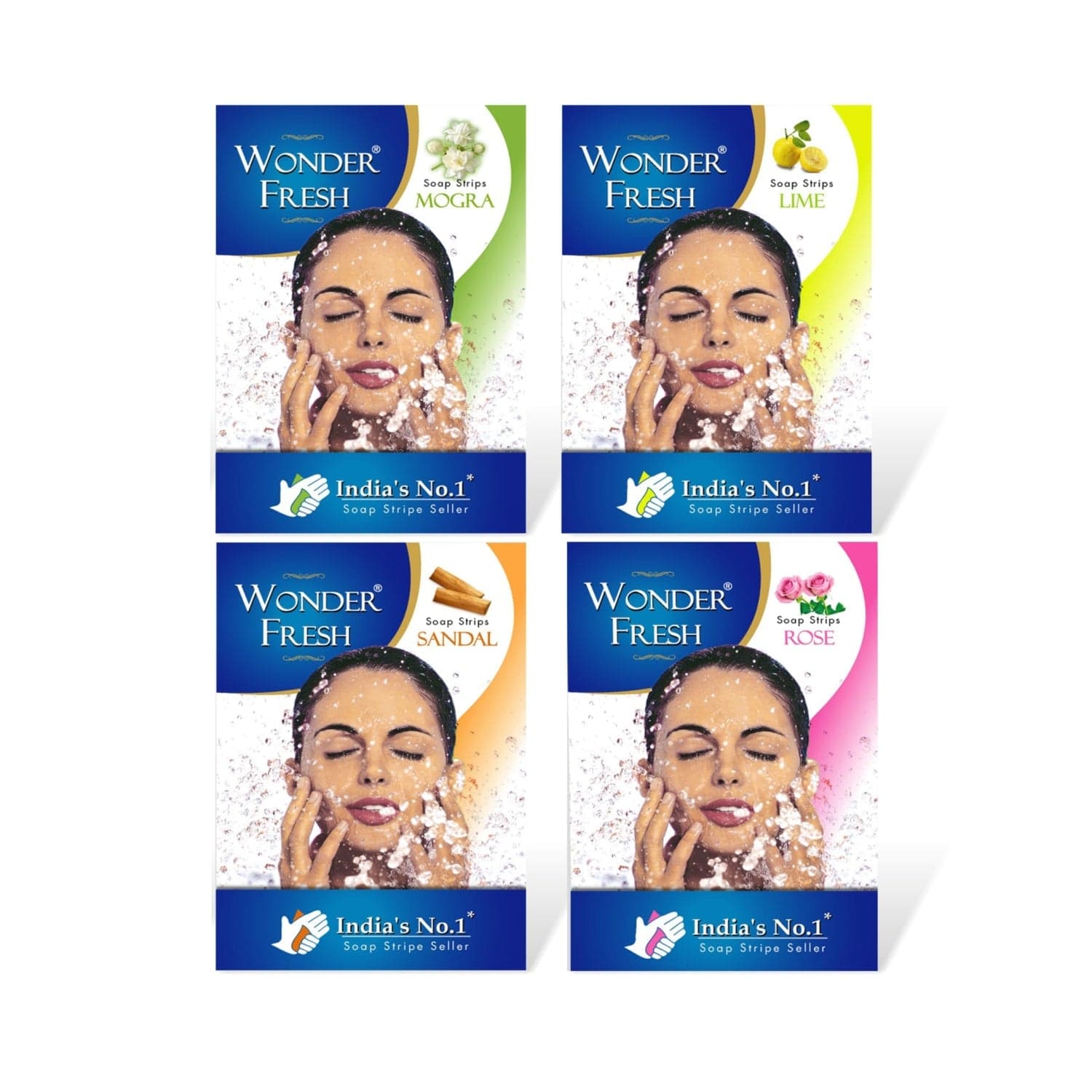 Fresh Paper Soap Strips Traveling Hand Wash with Jasmine Fragrance thumbnail 2