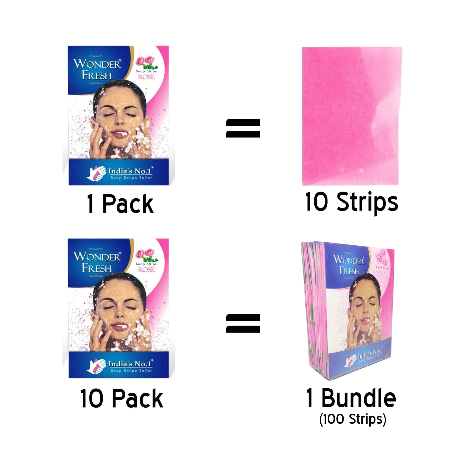 Fresh Paper Soap Strips Traveling Hand Wash with Jasmine Fragrance thumbnail 5
