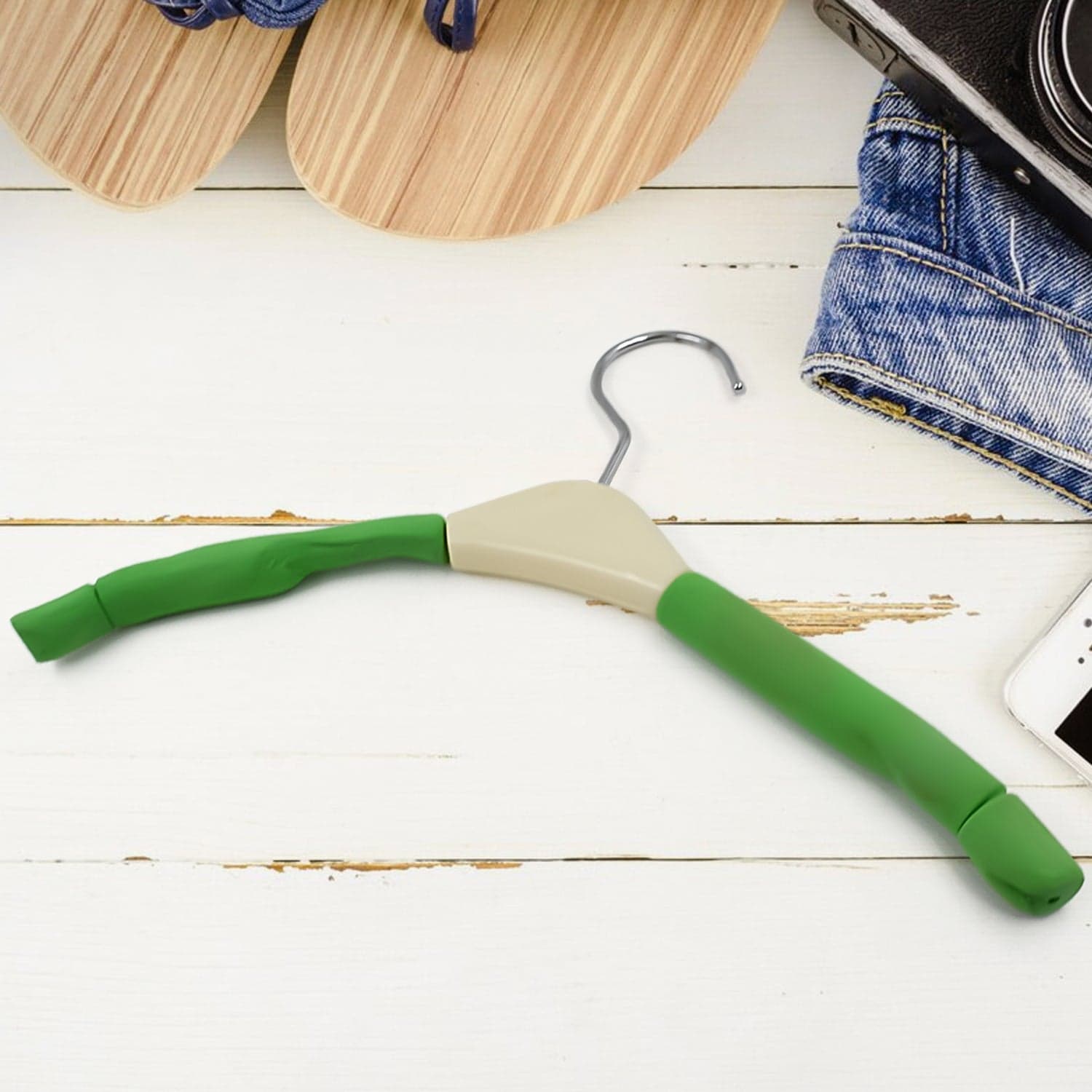 Solid Sponge Hanger Non-Slip Hanger Home No Trace Clothes Hanging Pants Clip Clothing Store Hangers thumbnail 6