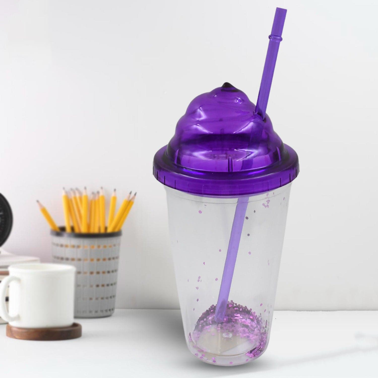 High Quality Plastic Creative Cold Drink Cup / Tumble thumbnail 1