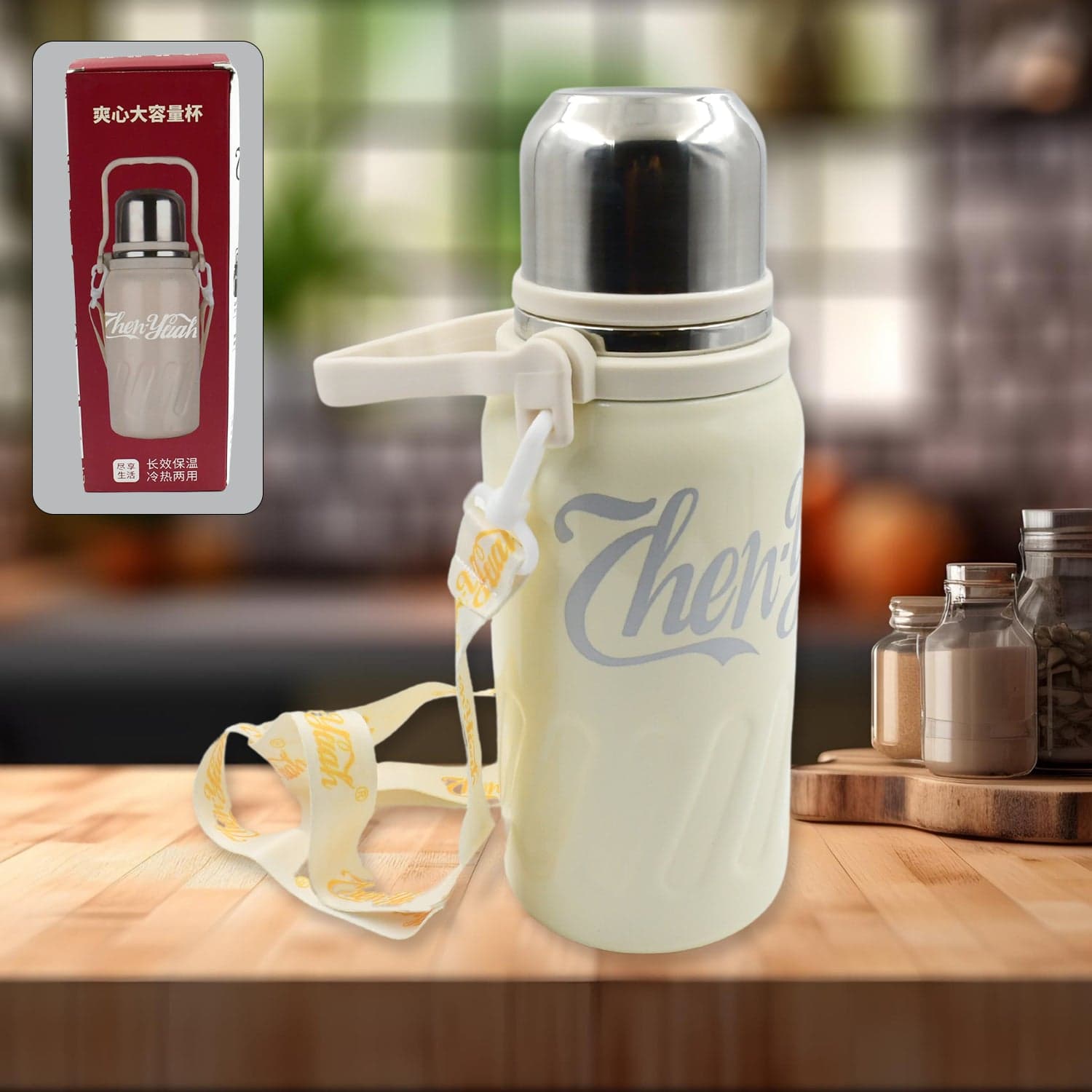 Stainless Steel Vacuum Insulated Water Bottle 1200 Ml thumbnail 6