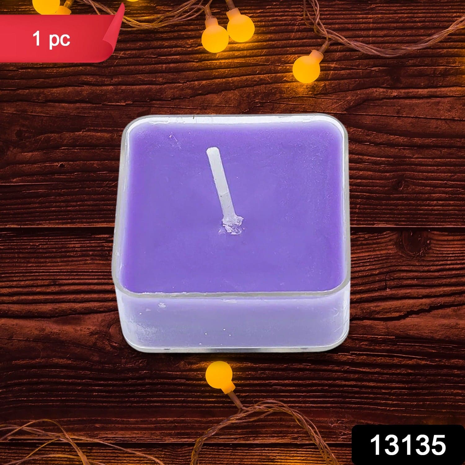 Smokeless Scented Acrylic Lavender Tealight Candles | Scented Acrylic Tealight Candle Set Of 1 For Home Decoration And Celebrations | Long Burning Time Candle thumbnail 2