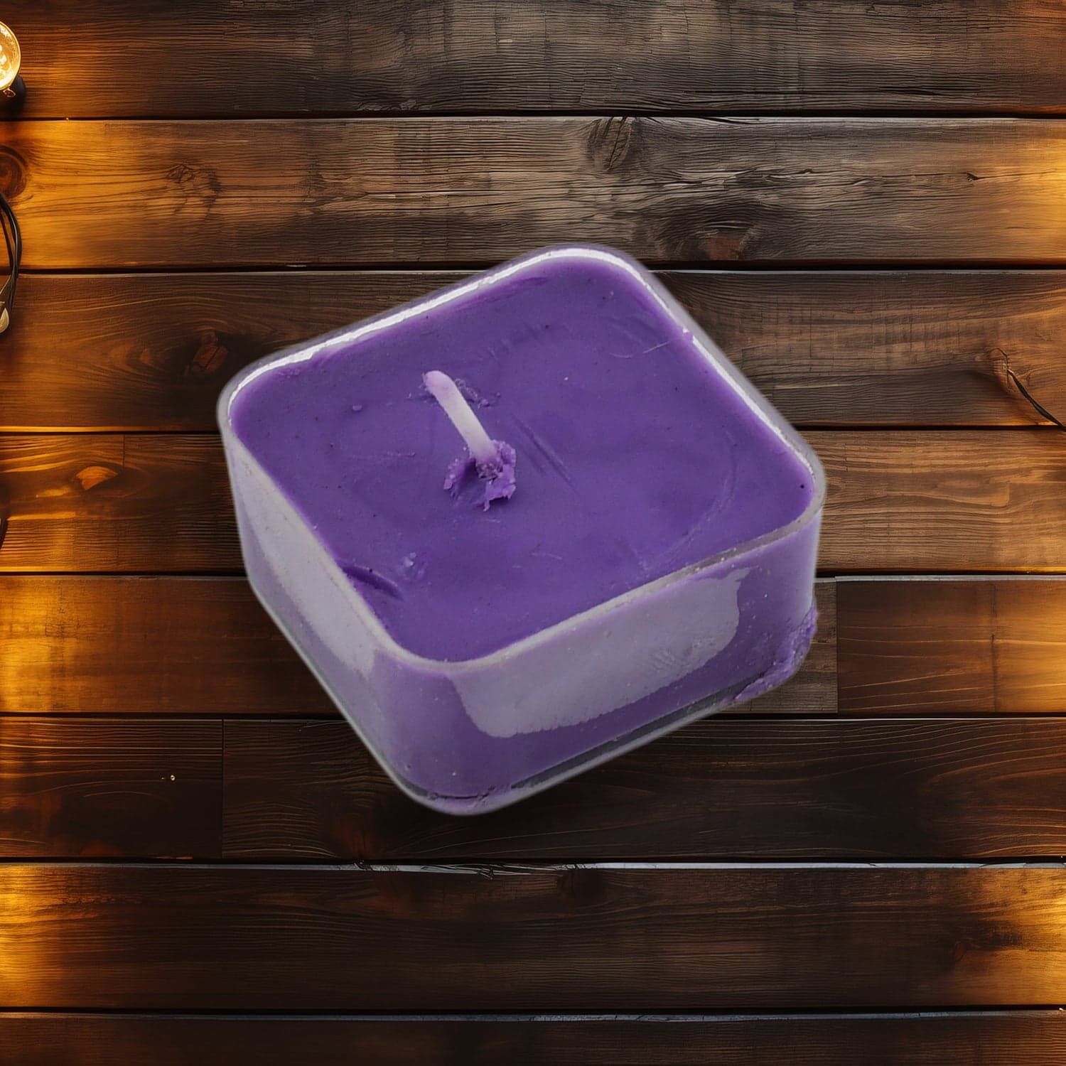 Smokeless Scented Acrylic Lavender Tealight Candles | Scented Acrylic Tealight Candle Set Of 1 For Home Decoration And Celebrations | Long Burning Time Candle thumbnail 4