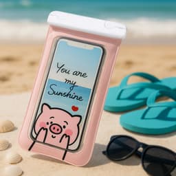 Waterproof Pouch Lock Mobile Cover Underwater Mobile Case For All Type Mobile Phone (1 Pc)