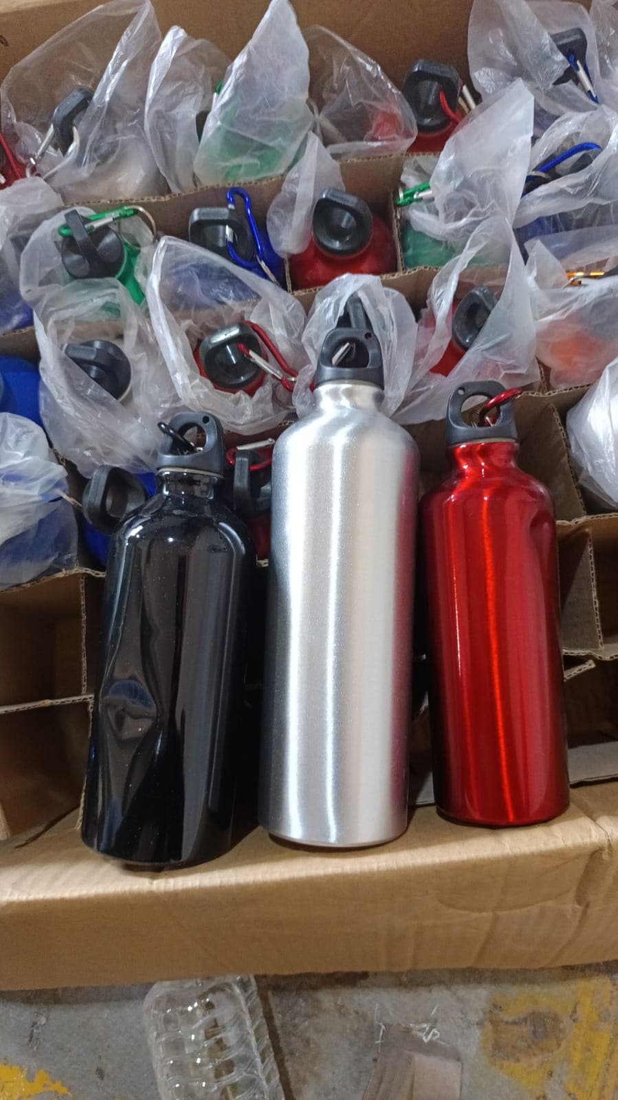 Aluminum Durable Sports Water Bottle (1 Pc / Mix Size & Color) thumbnail 7