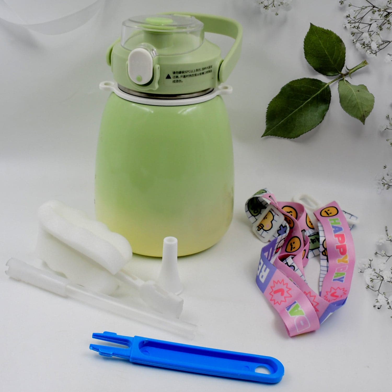 Stainless Steel Mug / Bottle Vacuum Insulated Cup With Handle (1200 ML) thumbnail 4
