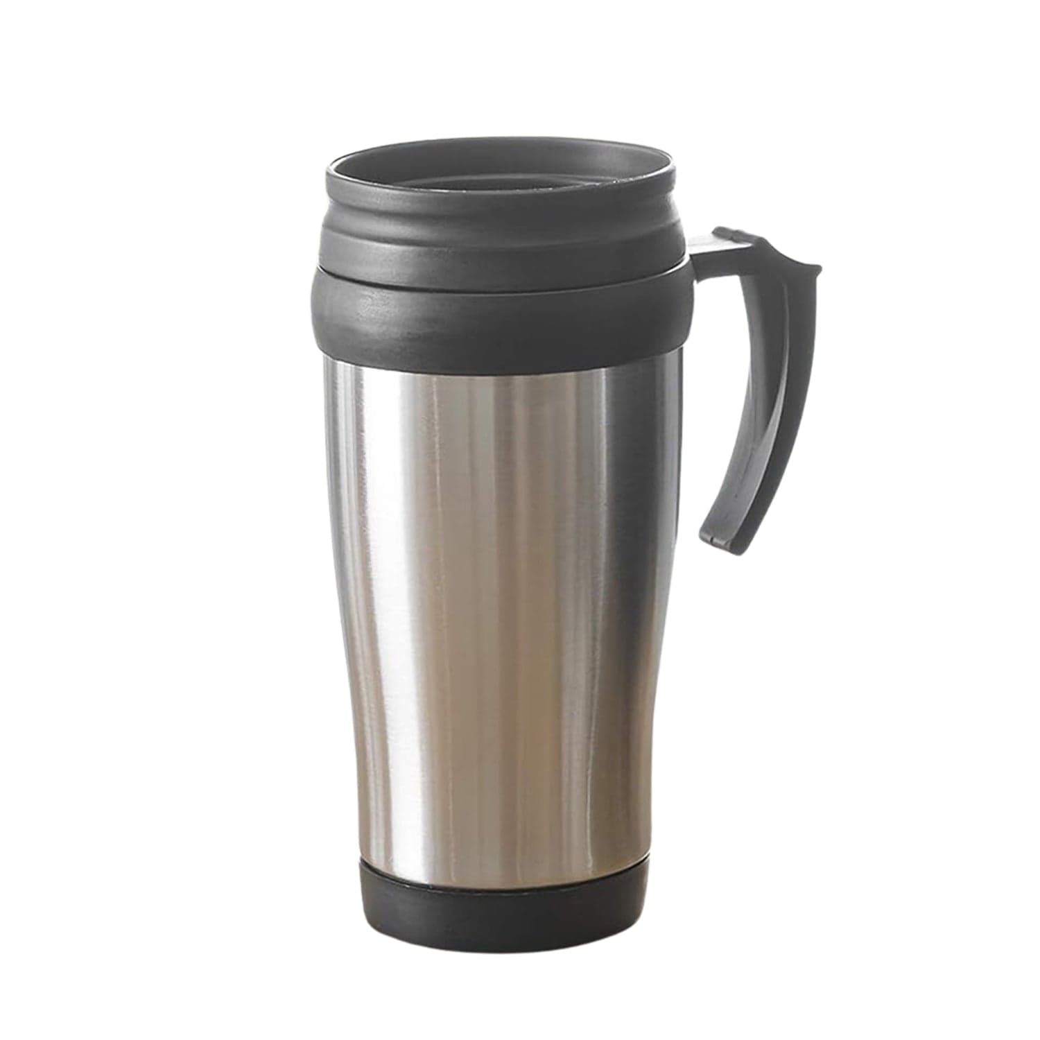 Stainless Steel Vacuum Glass Insulated Glass Coffee Cups (With Lid & Handle / 1 pc) thumbnail 1