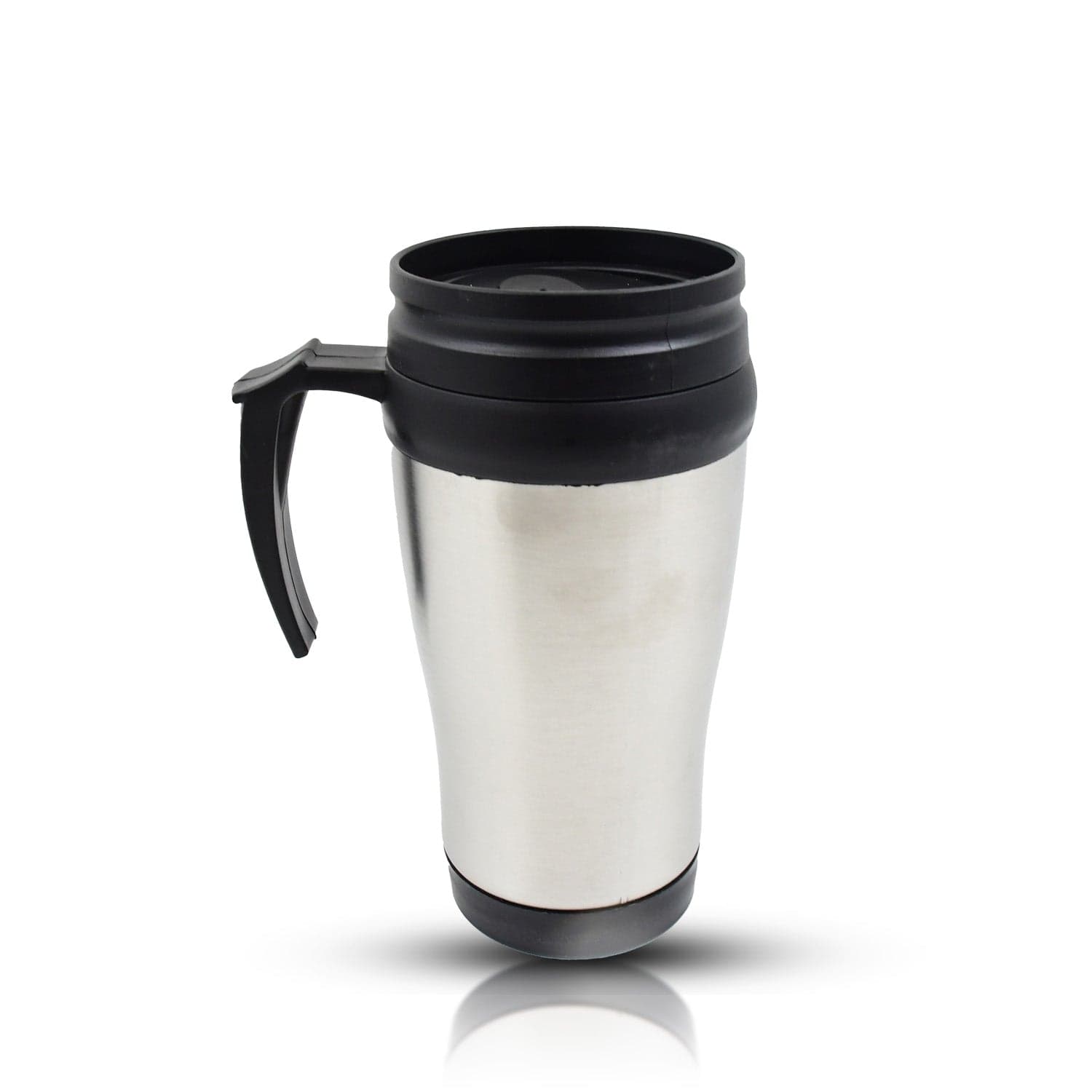 Stainless Steel Vacuum Glass Insulated Glass Coffee Cups (With Lid & Handle / 1 pc) thumbnail 7