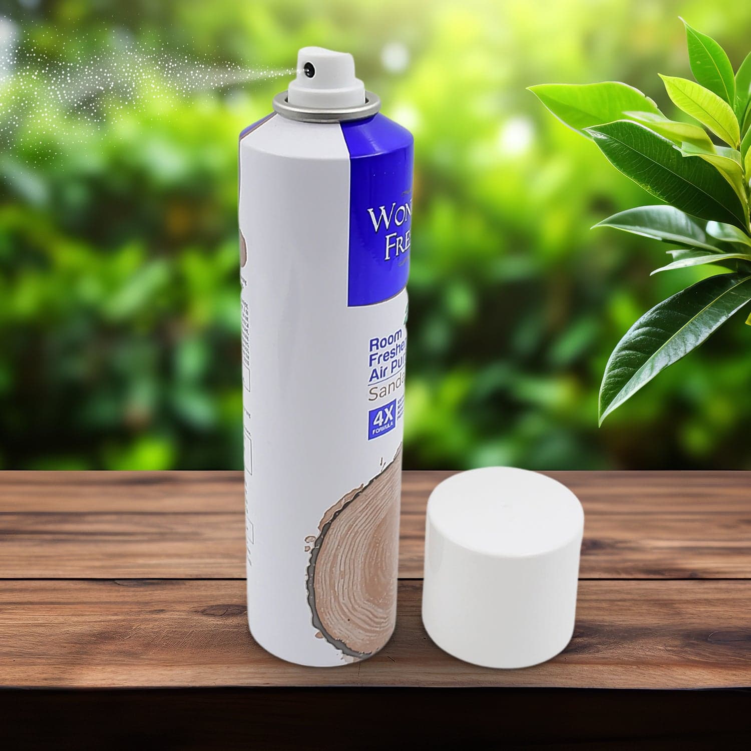 Fresh Air Freshener Spray, Sandalwood Fragrance | Long Lasting Fragrance For Home & Office (Mix Fragrance / 125 Gm) thumbnail 3