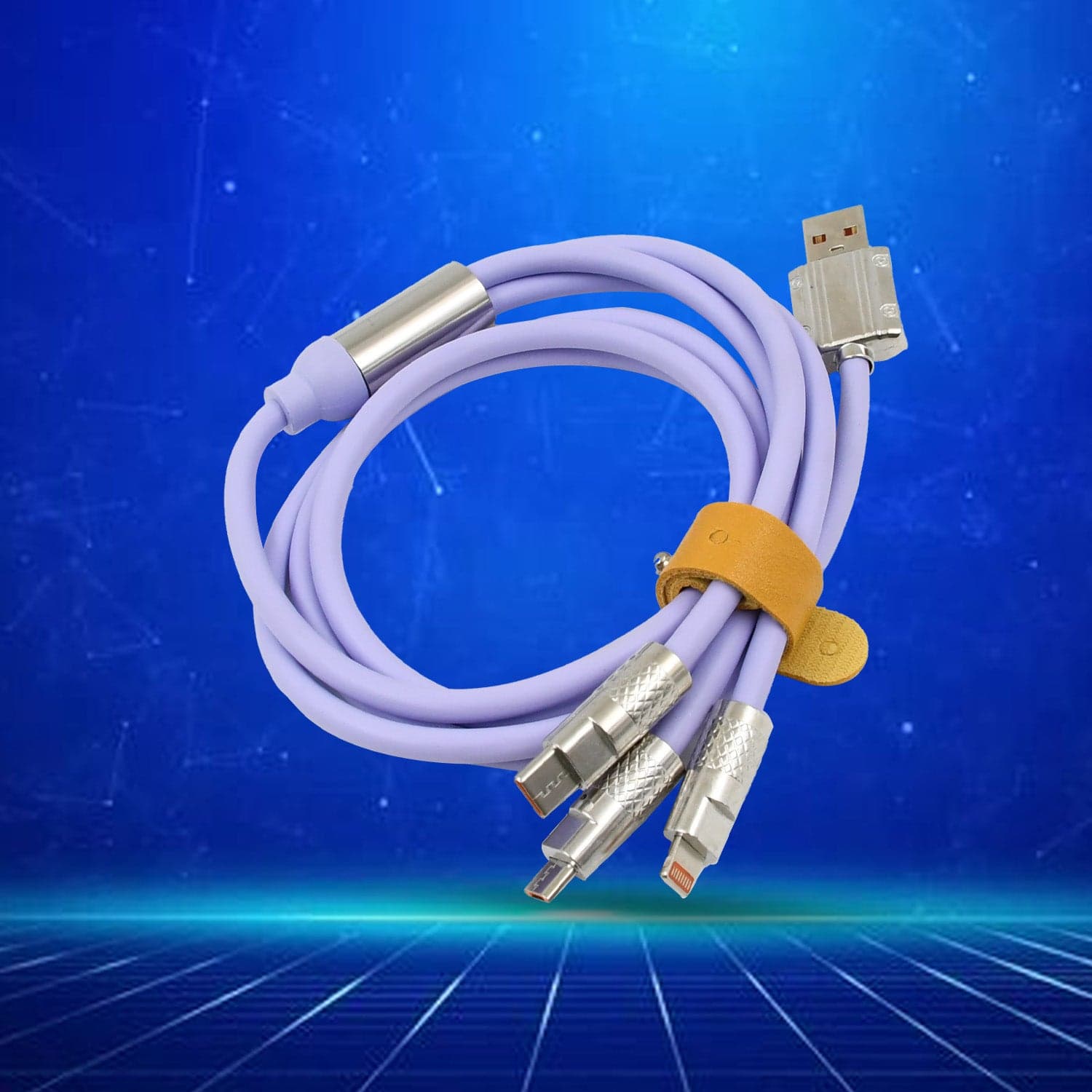 3 in 1 Multi Super Fast Charging Cable (1 Pc) thumbnail 1