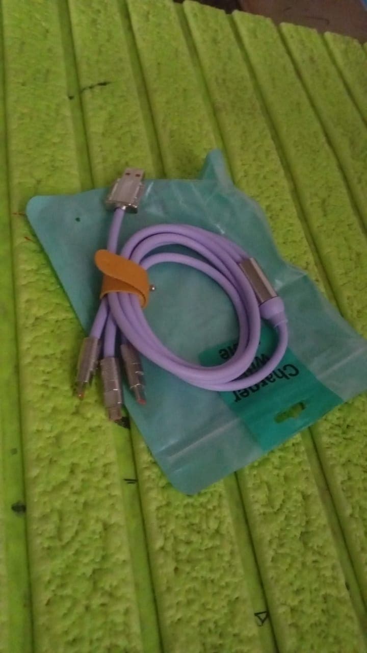3 in 1 Multi Super Fast Charging Cable (1 Pc) thumbnail 7