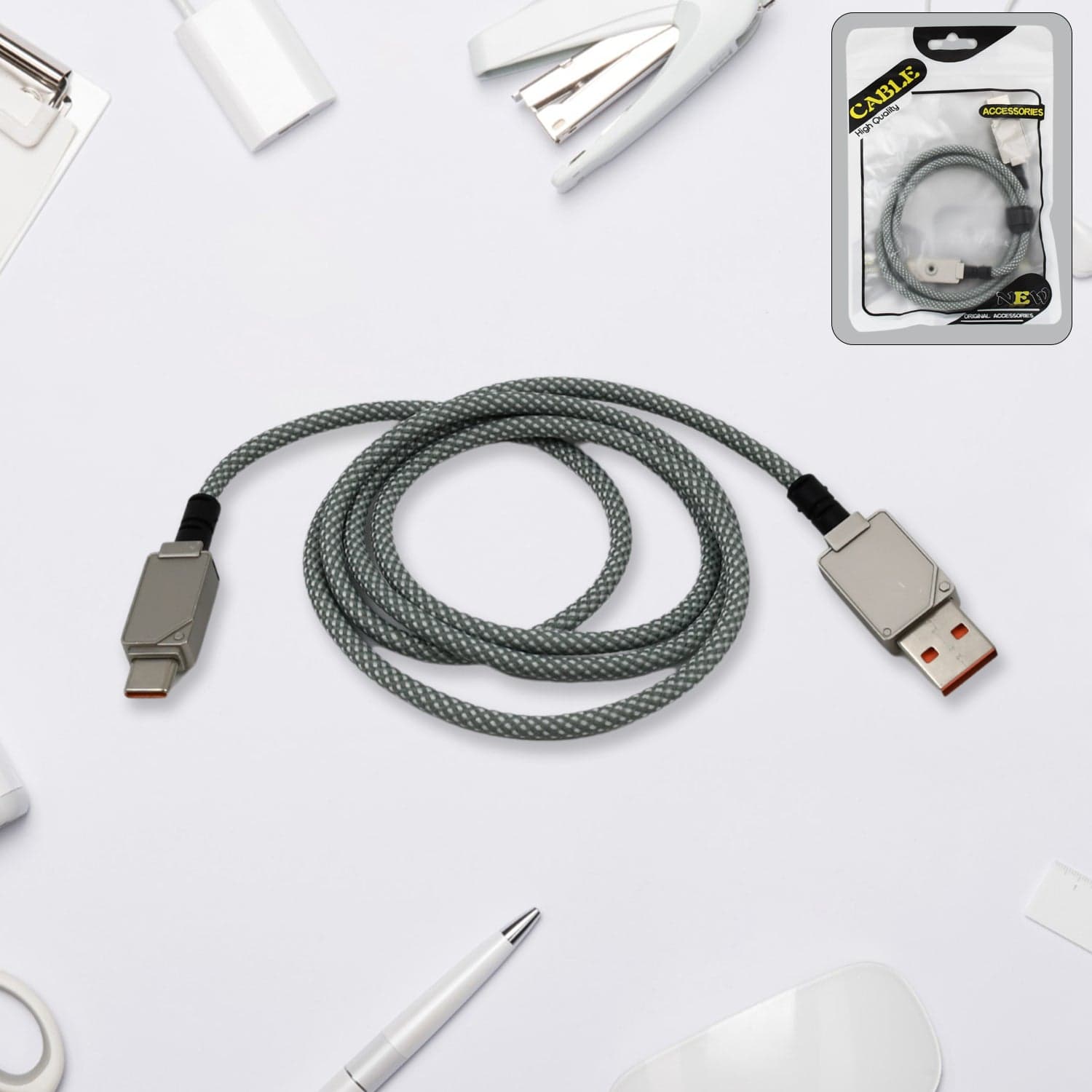 Type C data cable Fast Charging Cable (1 Mtr. / 1 Pc) thumbnail 3
