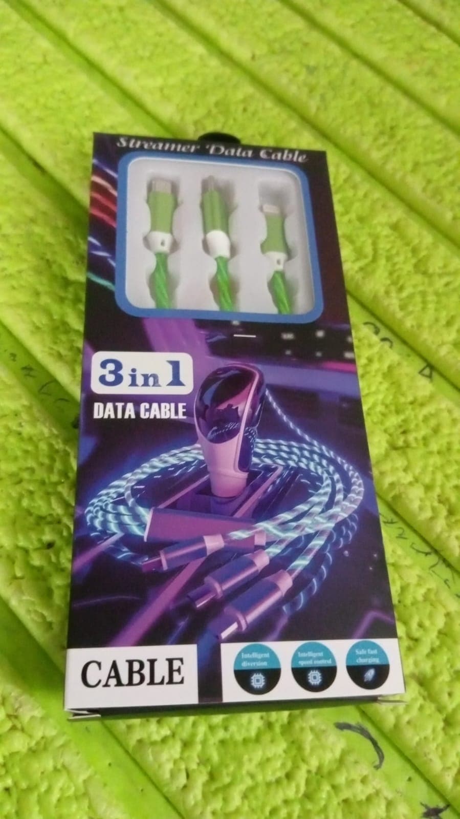 3 in 1 Charging Cable Light Up Fast Charger Multi Charging Cable (1 Pc) thumbnail 8