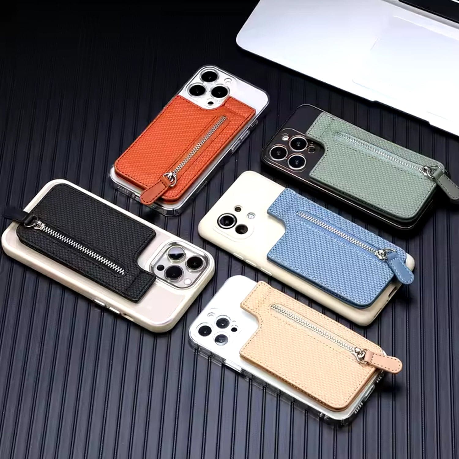 Adhesive Card phone Holder, Card Wallet Phone Attachment (1 Pc / Mix Color) thumbnail 3
