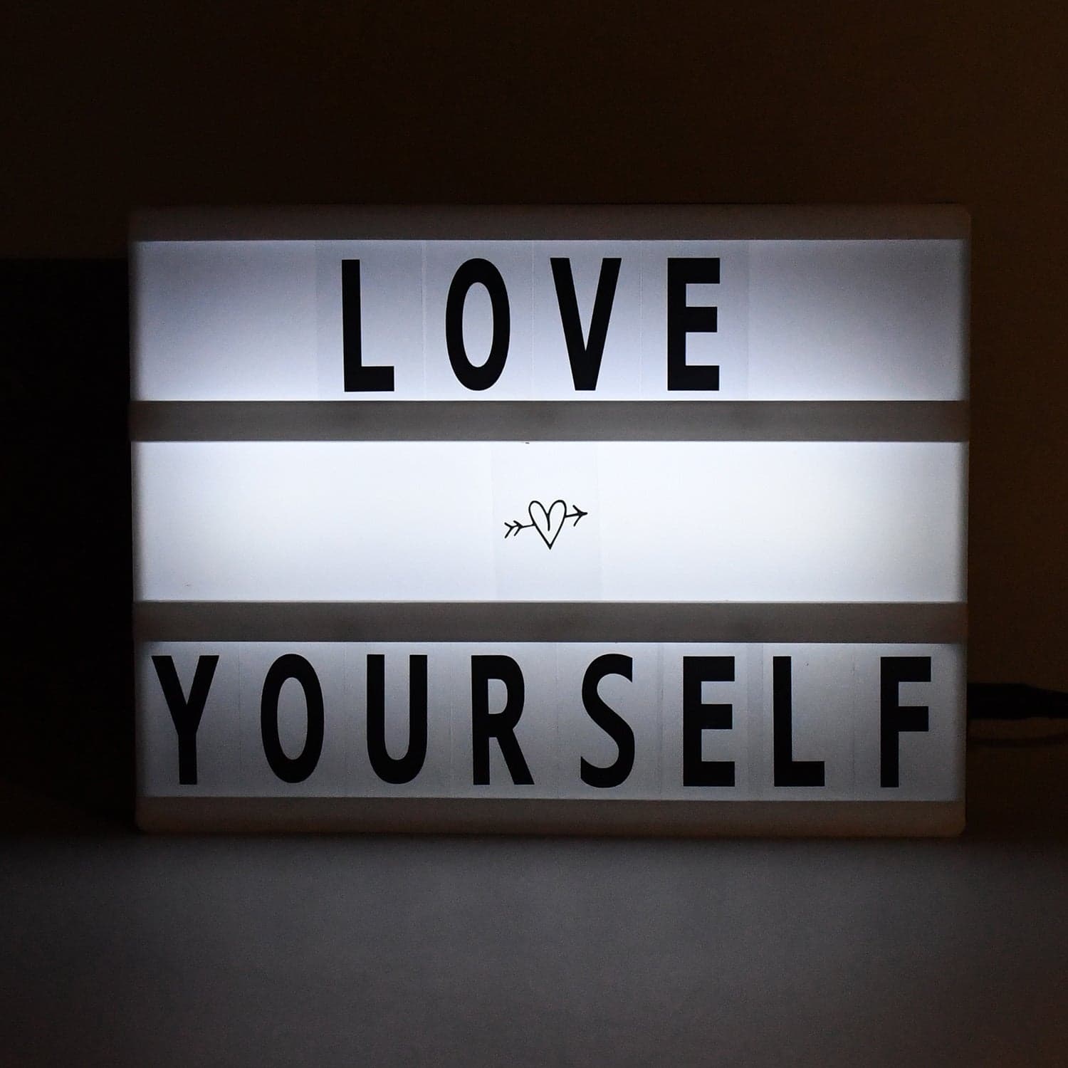 Black Mini A6 Magnetic Cinematic Light Box with 82 Characters and 10 Emojis (1 Set) thumbnail 7