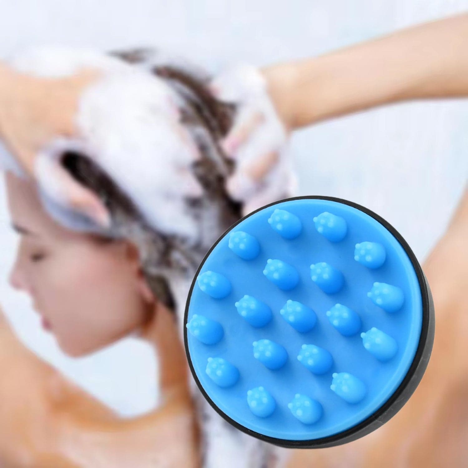 Hair Scalp Massager Shampoo Brush Comb (1 Pc), Hair accessories thumbnail 3