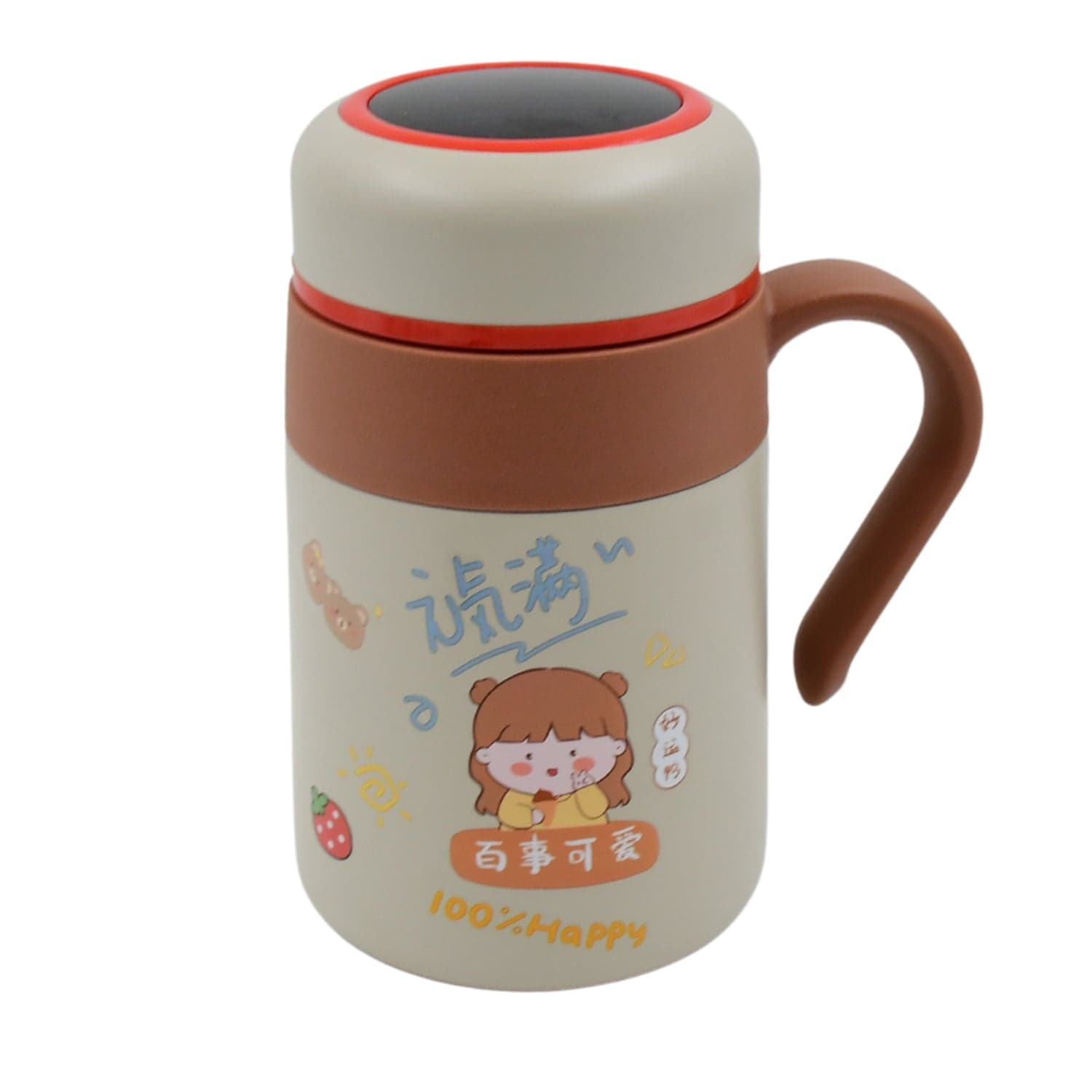 Stainless Steel Mug / Bottle Vacuum Insulated Cup with Handle & Small cup (550 ML) thumbnail 5