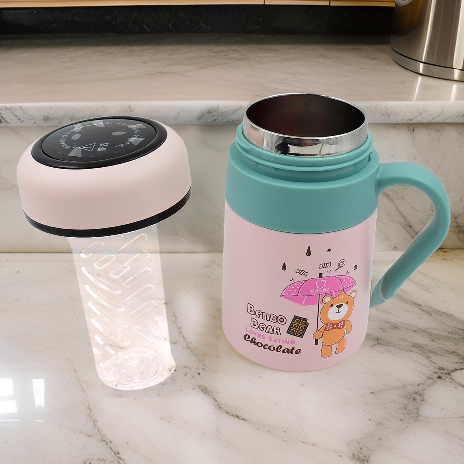 Smart Vacuum Insulated Water Bottle with LED Temperature Display & Gift Color Box (600 ML Approx) thumbnail 6