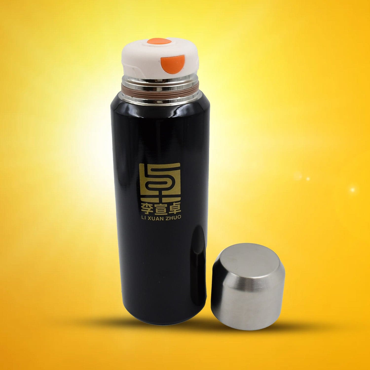 Double Walled Insulated Hot and Cold Water / Tea / Coffee Thermal Bottles (600 ML) thumbnail 8