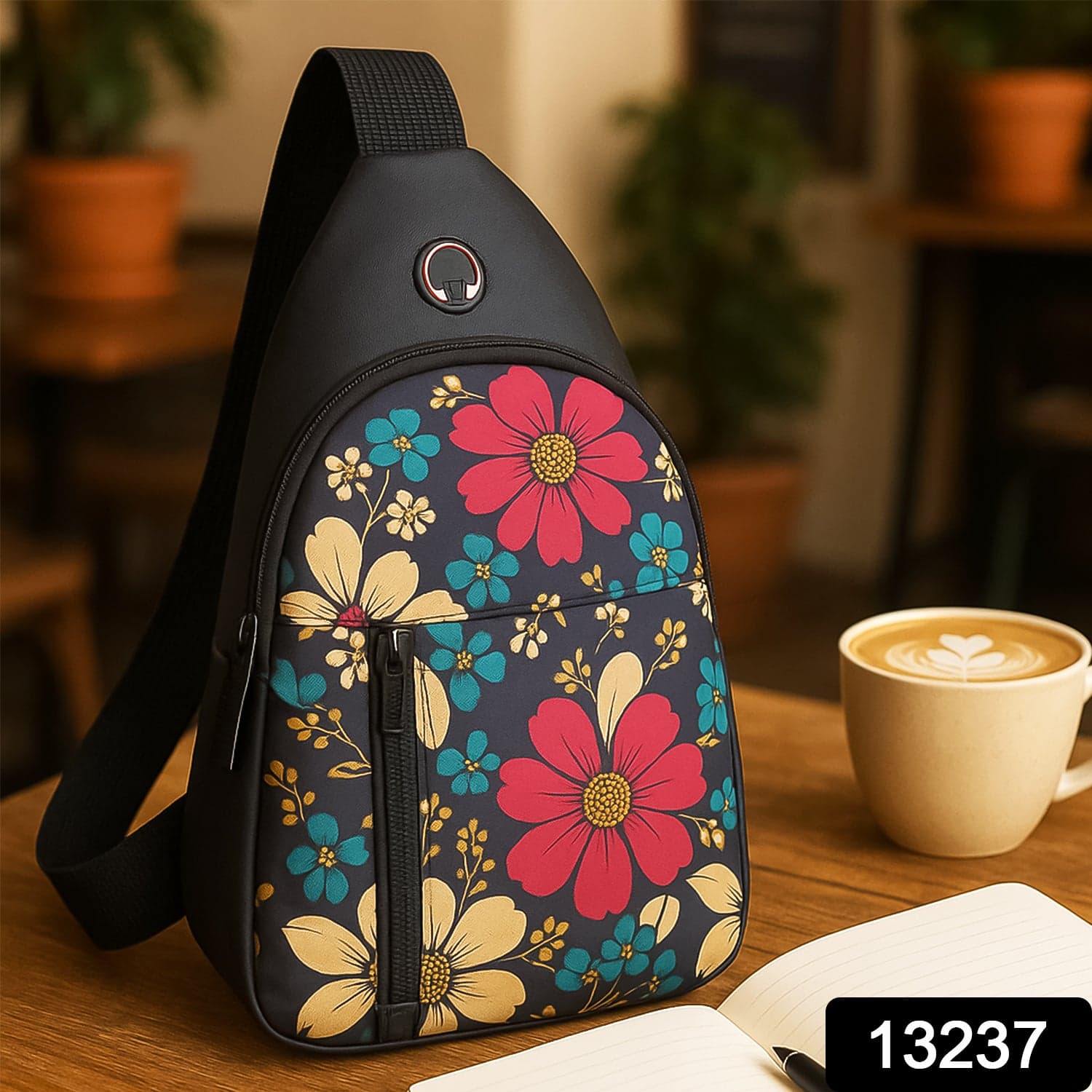 Waterproof Waist Bag, Shoulder Bags Usb Charging Earphone Hook Sling Travel Bag (1 Pc / Mix Color) thumbnail 2