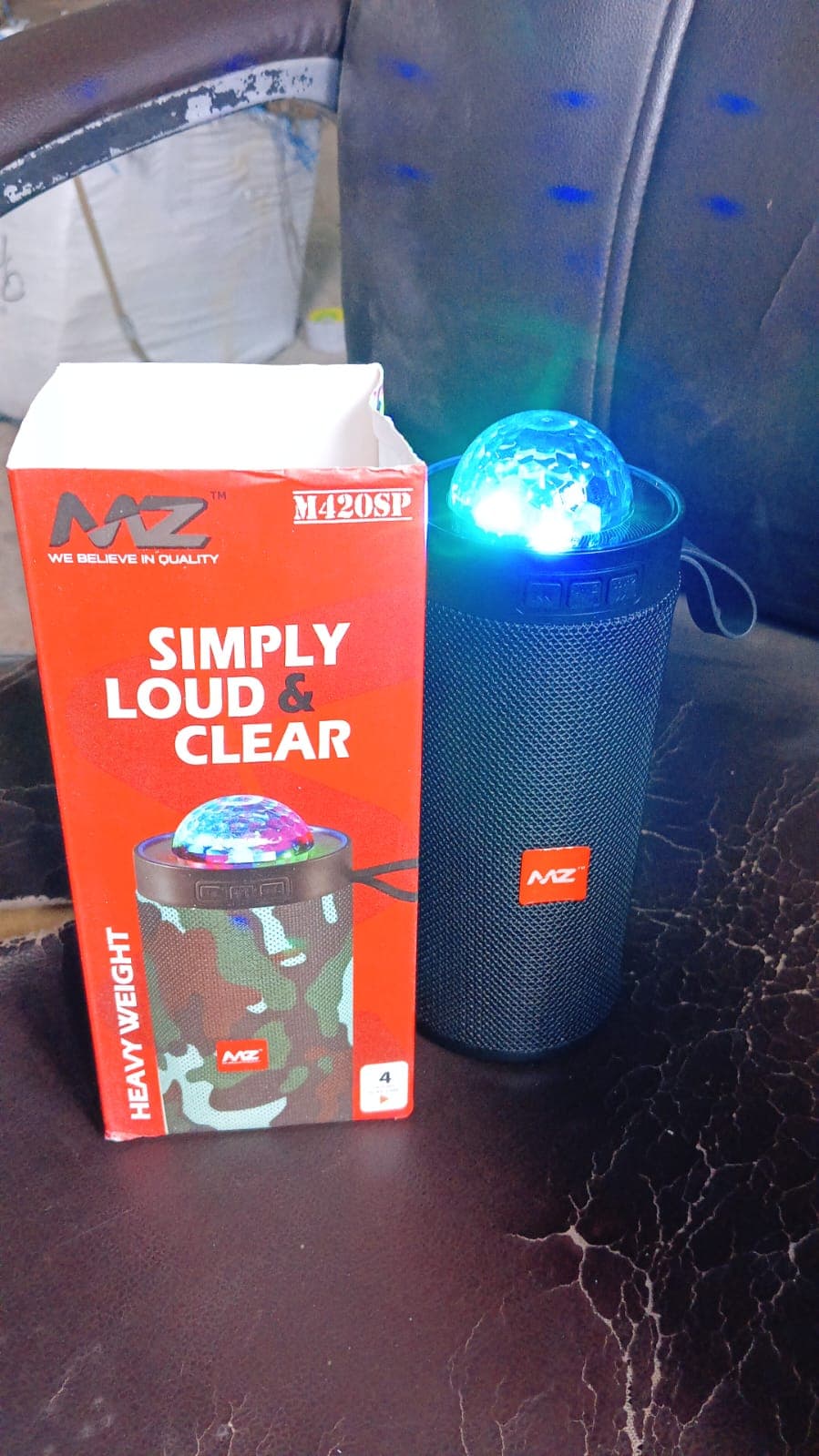 3D Disco Light Sound Bluetooth Speaker (1 Pc) thumbnail 7